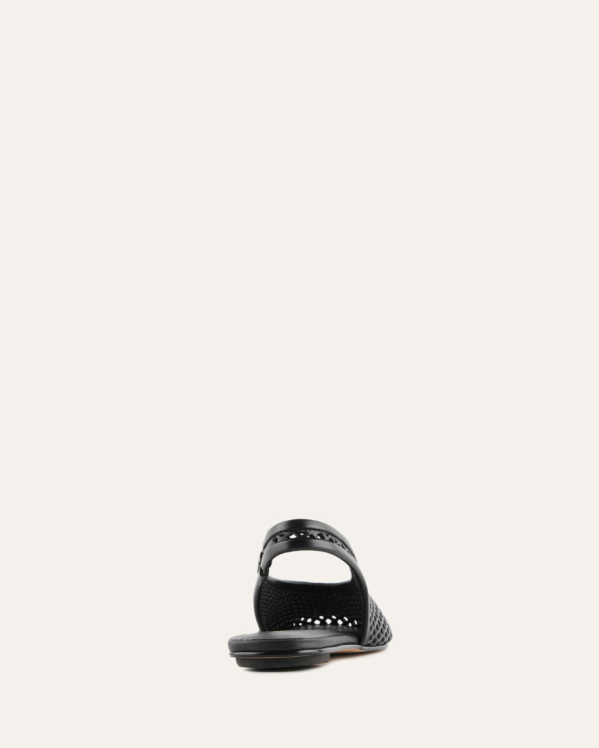 GINKO CASUAL FLATS BLACK LEATHER