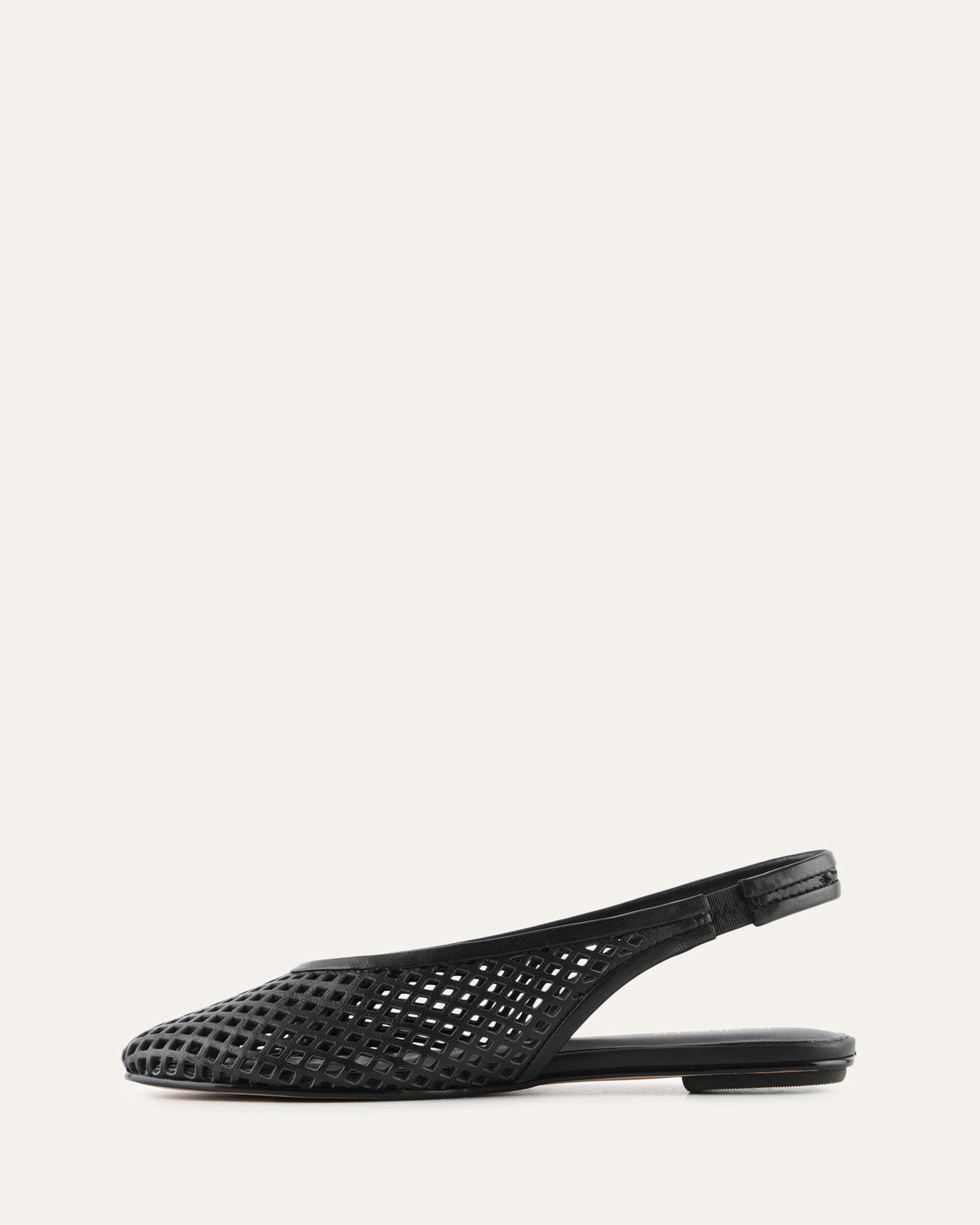 GINKO CASUAL FLATS BLACK LEATHER
