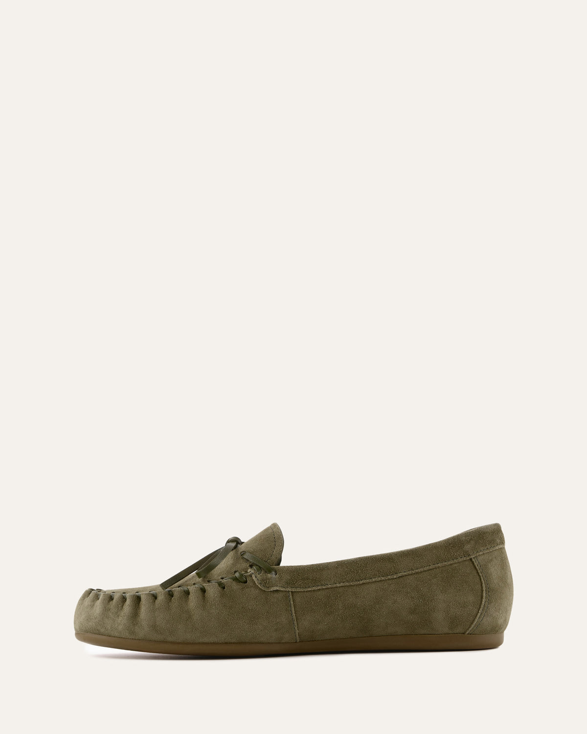 GRIFFIN LOAFERS OLIVE SUEDE