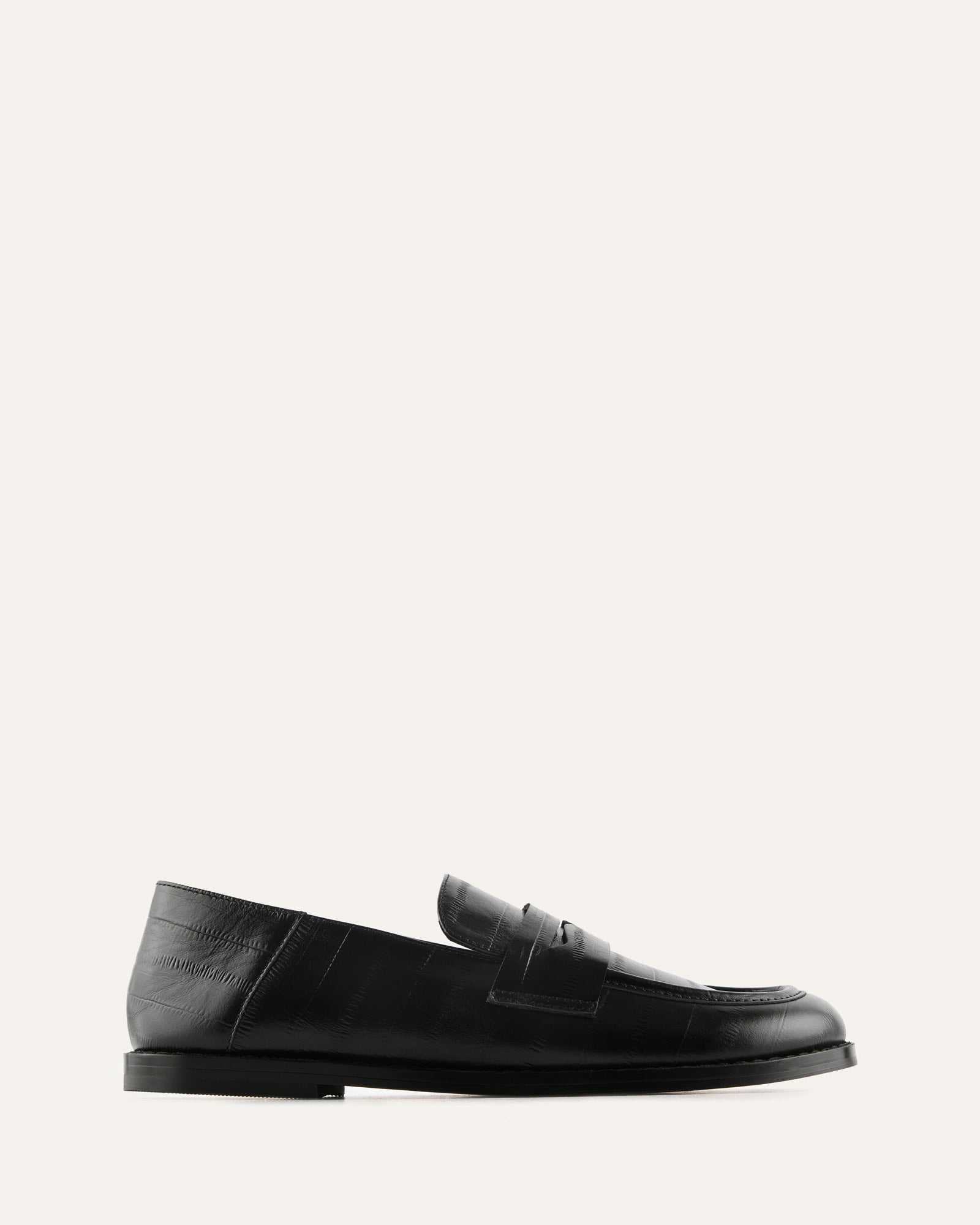 HARLEM LOAFER BLACK EMBOSSED LEATHER image