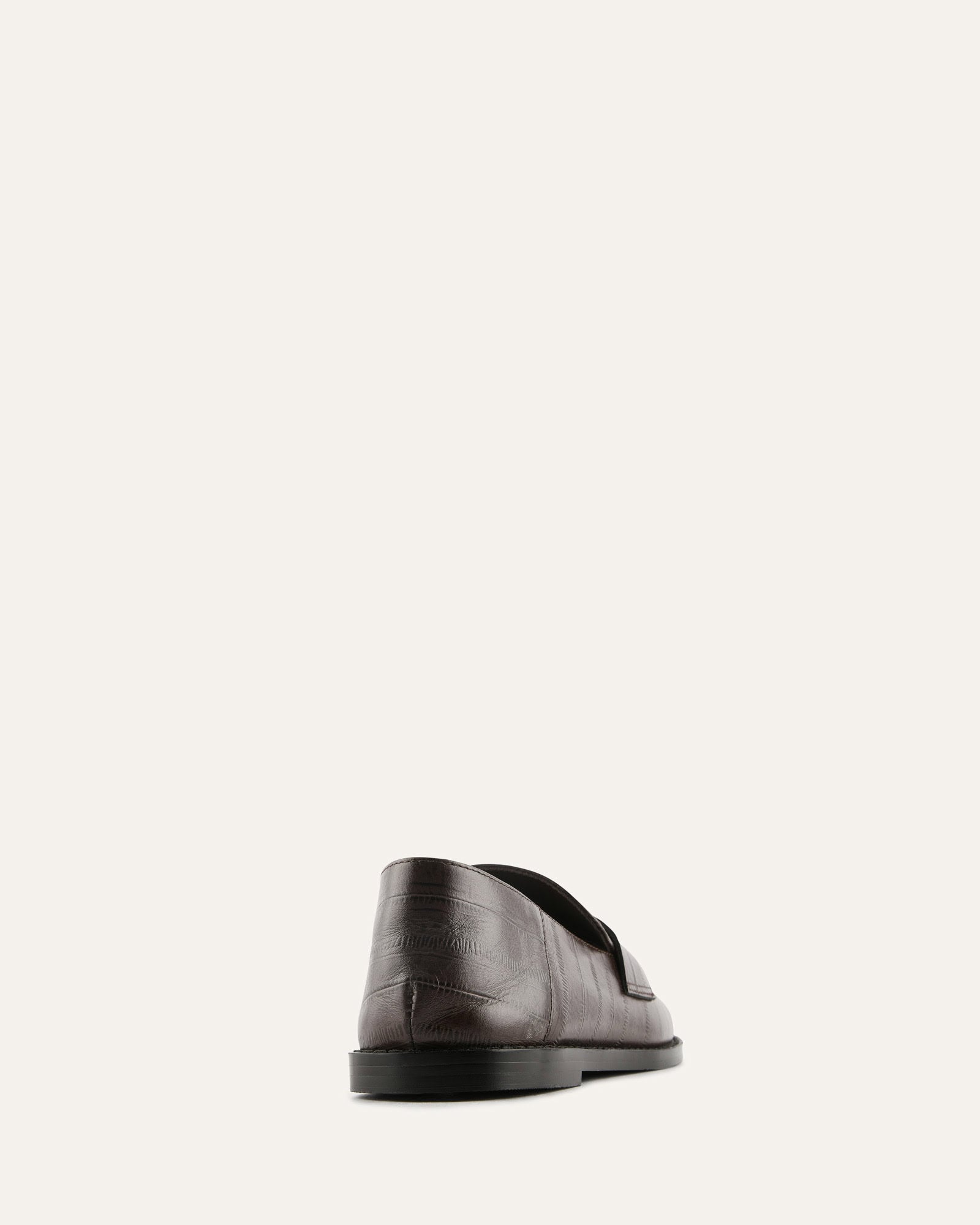 HARLEM LOAFER CHOCOLATE EMBOSSED LEATHER image