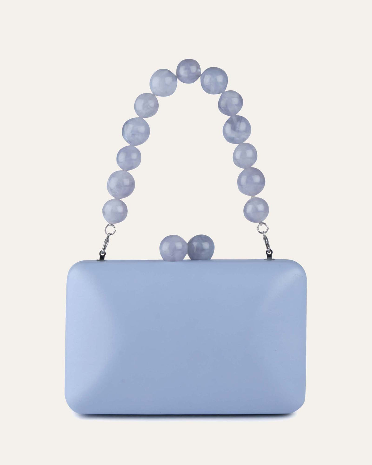 HARLING CLUTCH ICE BLUE LEATHER