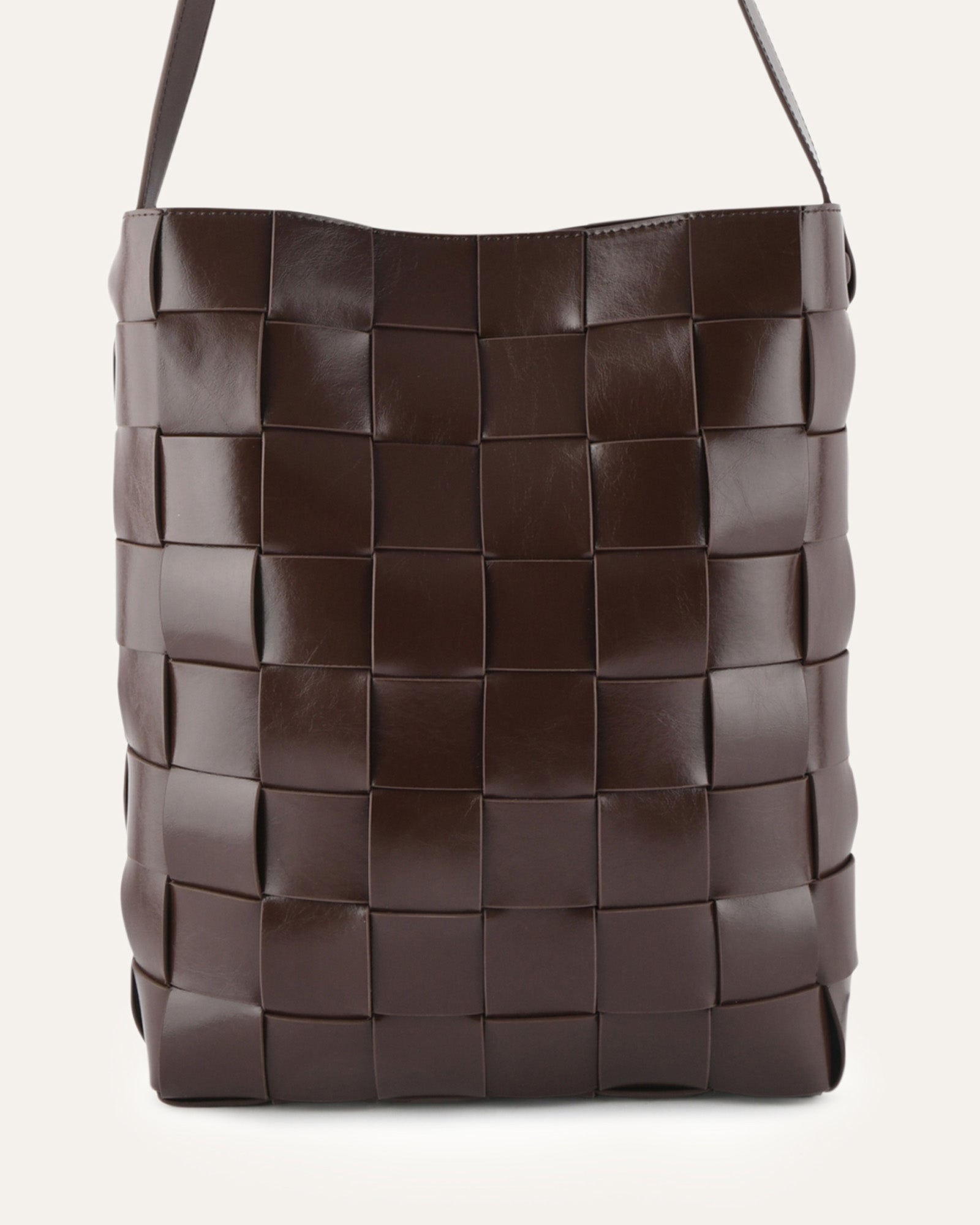 HAZE TOTE BAG BITTER CHOC LEATHER image