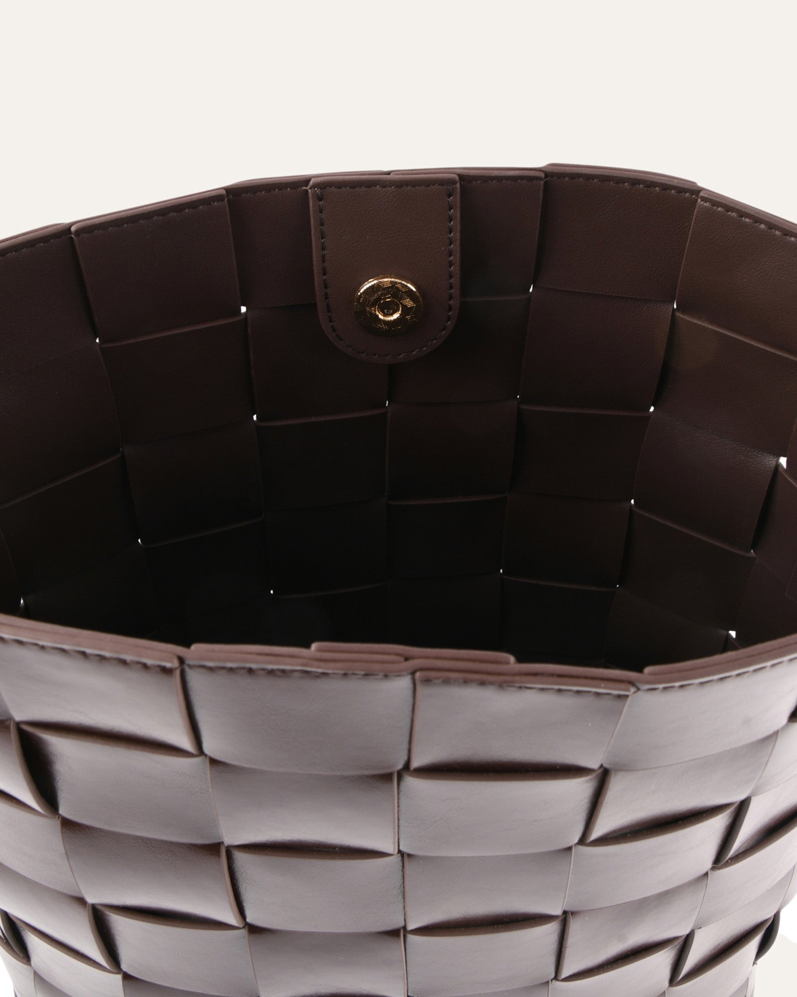 HAZE TOTE BAG BITTER CHOC LEATHER image