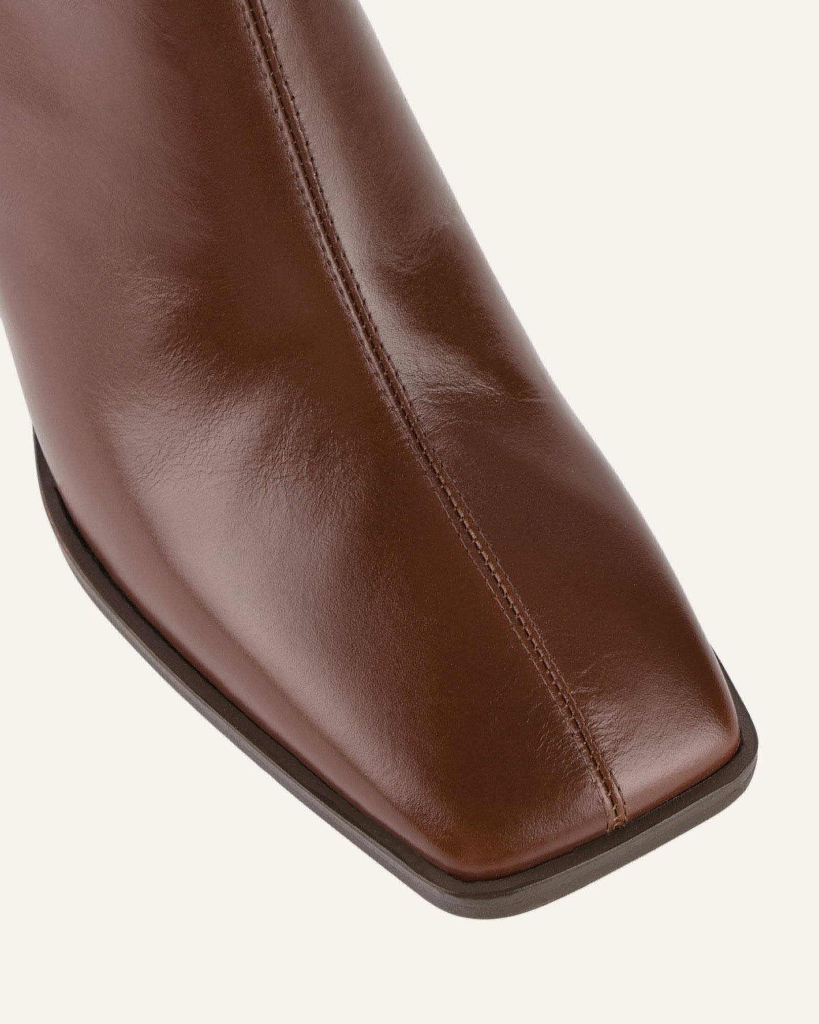 HATTIE HIGH ANKLE BOOTS CHESTNUT LEATHER