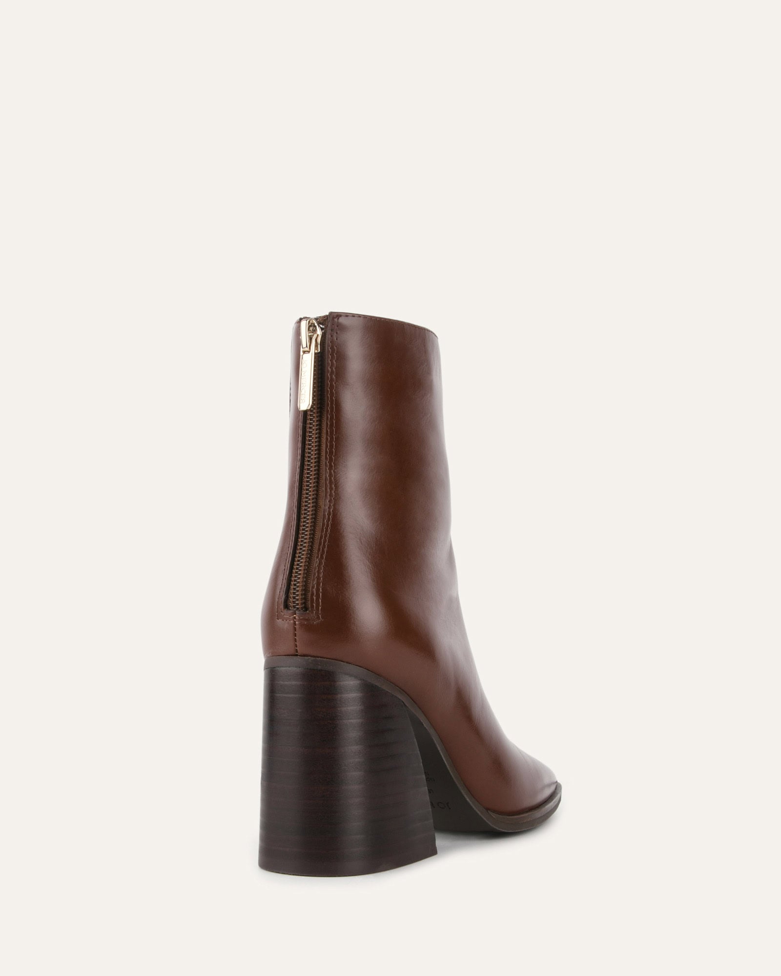 HATTIE HIGH ANKLE BOOTS CHESTNUT LEATHER image