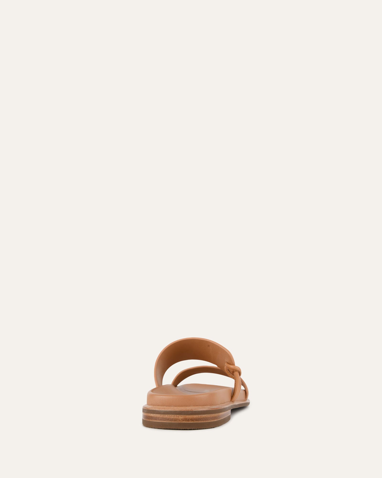 HAYES FLAT SANDALS TOFFEE LEATHER image