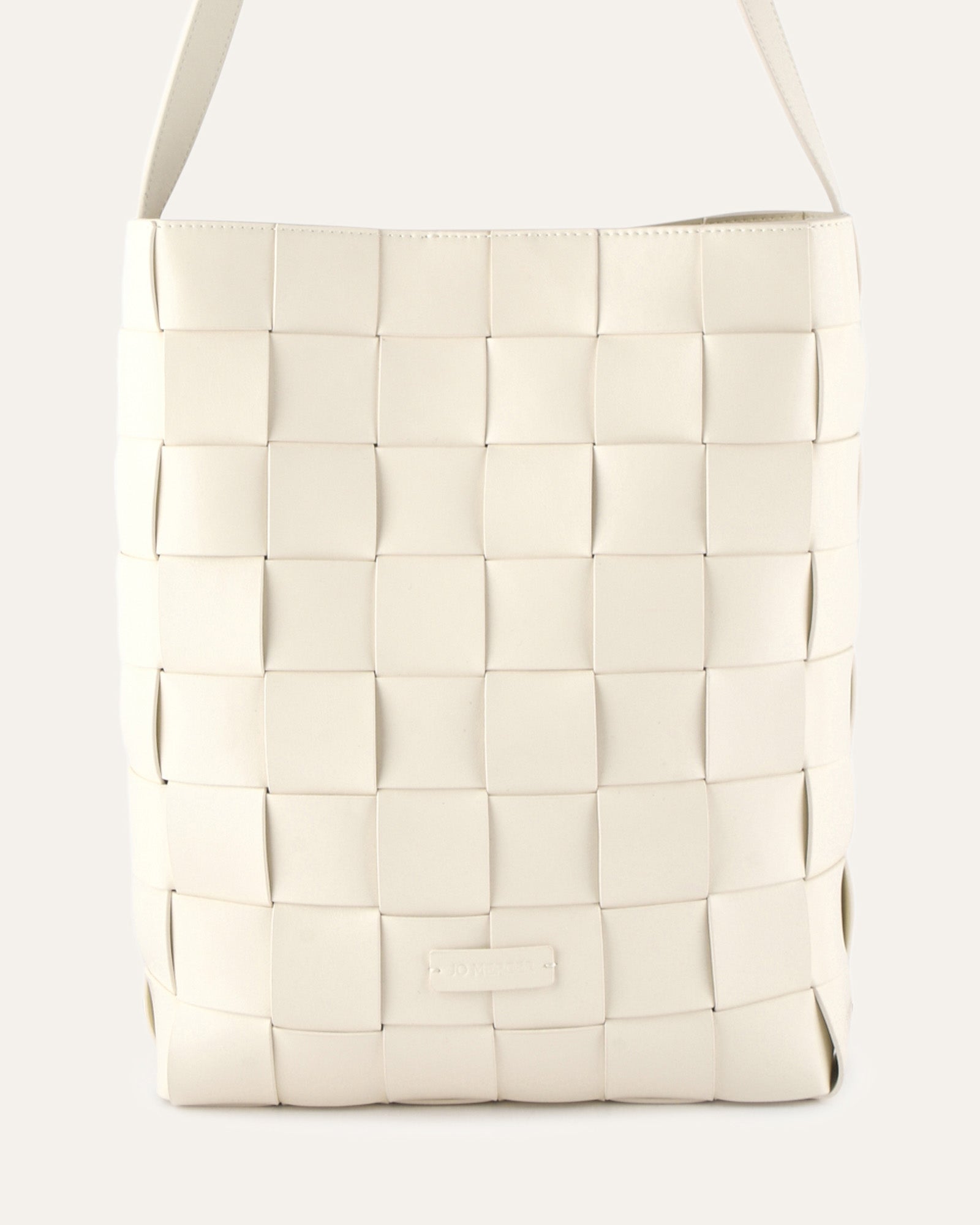 HAZE TOTE BAG OFF WHITE LEATHER image