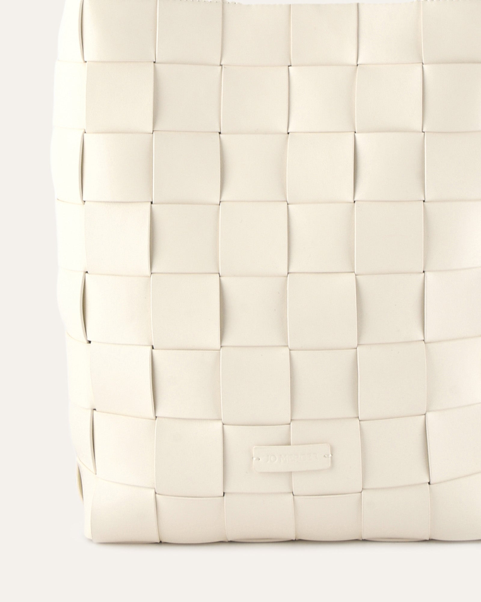 HAZE TOTE BAG OFF WHITE LEATHER image