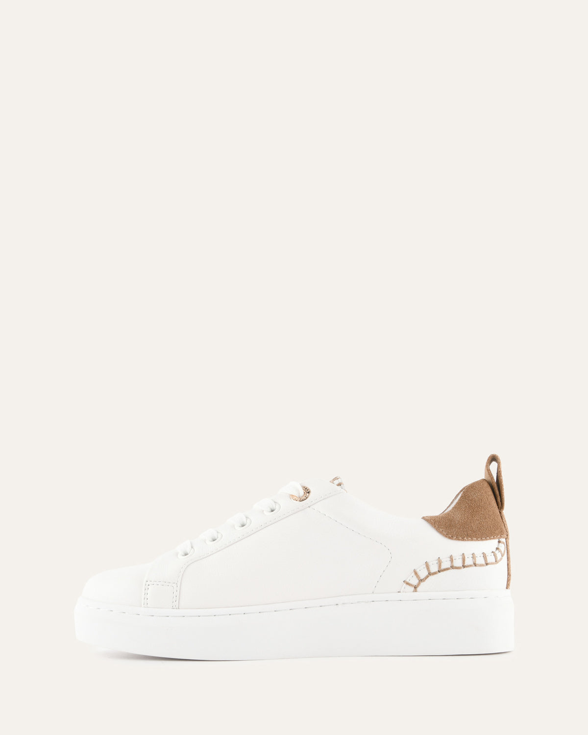 HAZEL SNEAKERS WHITE/LATTE LEATHER