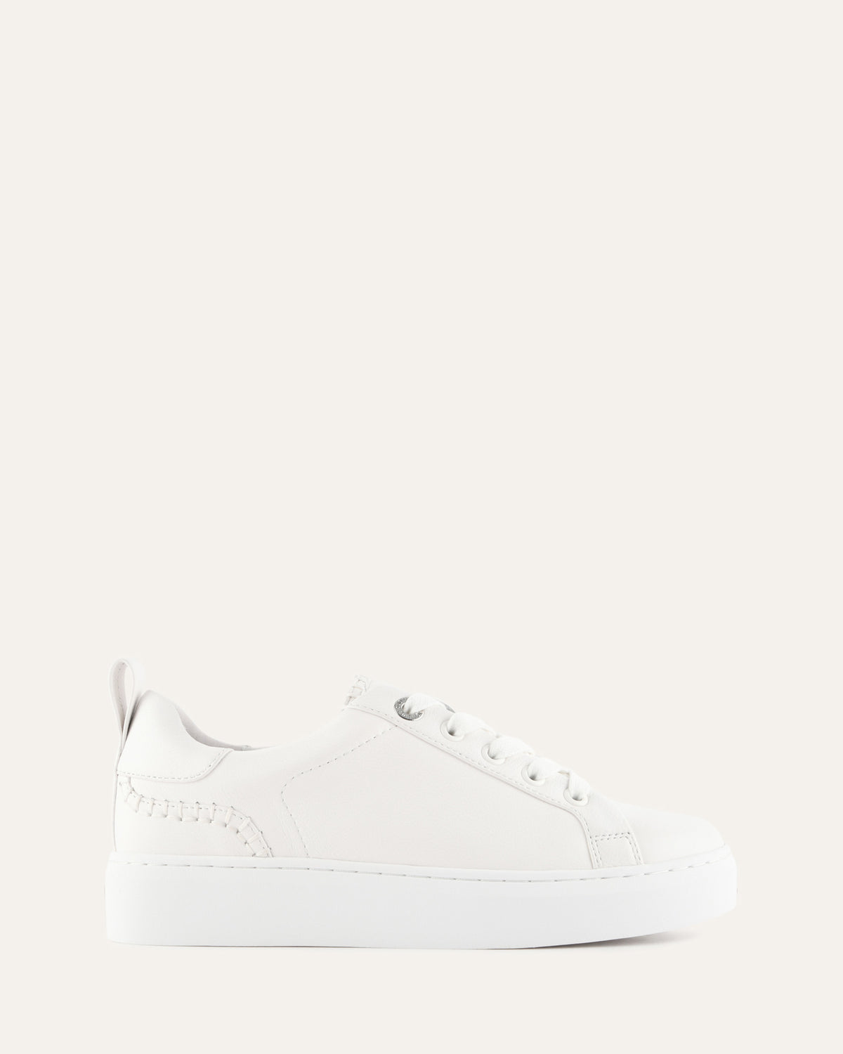 HAZEL SNEAKERS WHITE LEATHER