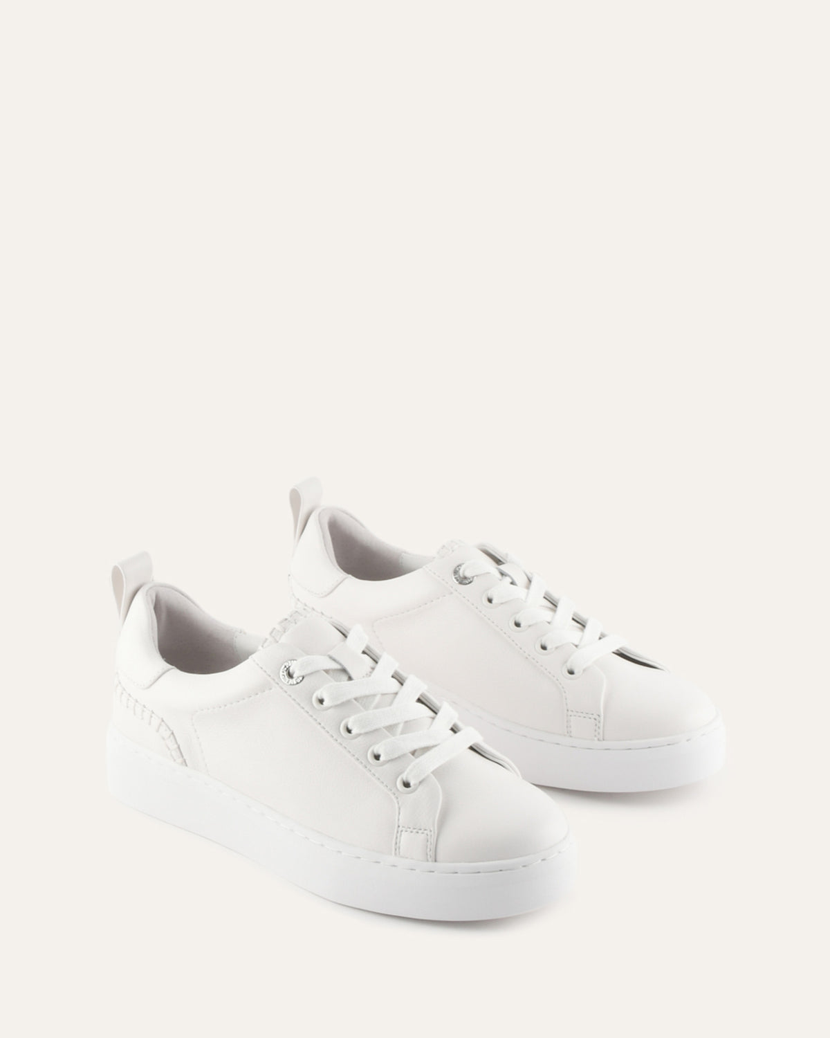 HAZEL SNEAKERS WHITE LEATHER