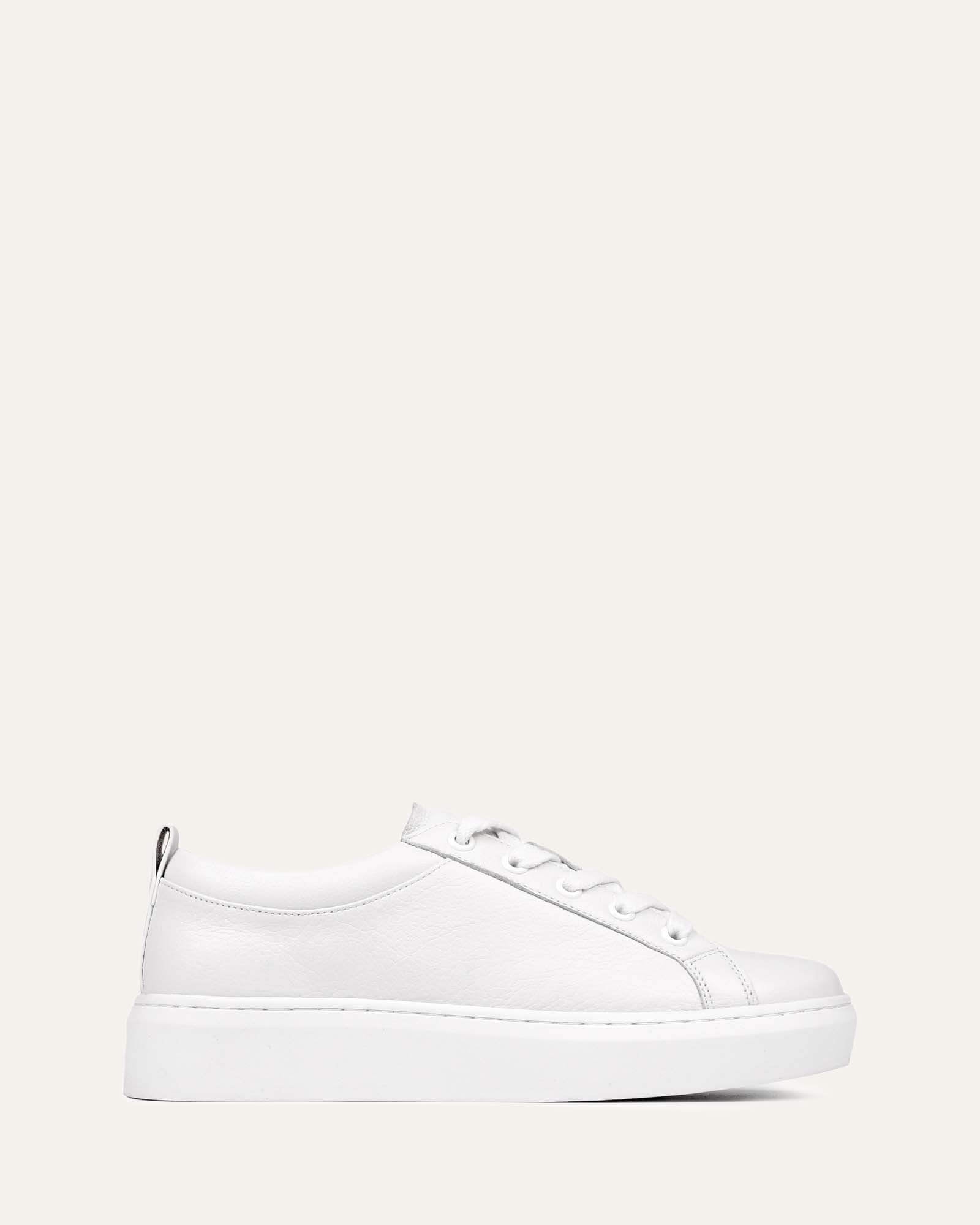 Leather-and-satin sneakers | EMPORIO ARMANI Woman