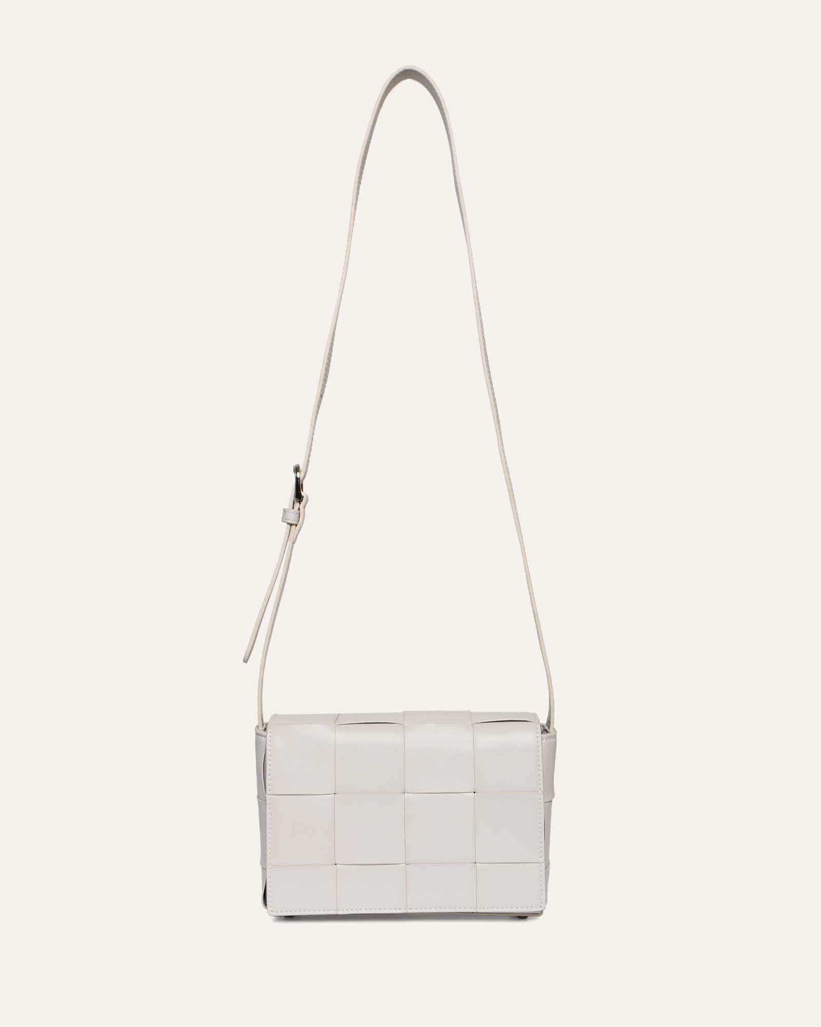 HONEY CROSS BODY BAG BONE LEATHER image