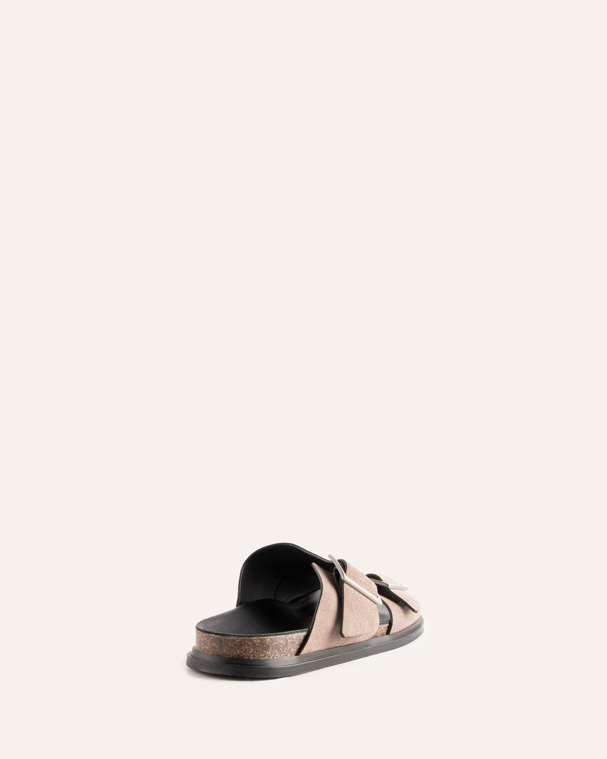 INEZ FLAT SANDALS TAUPE SUEDE