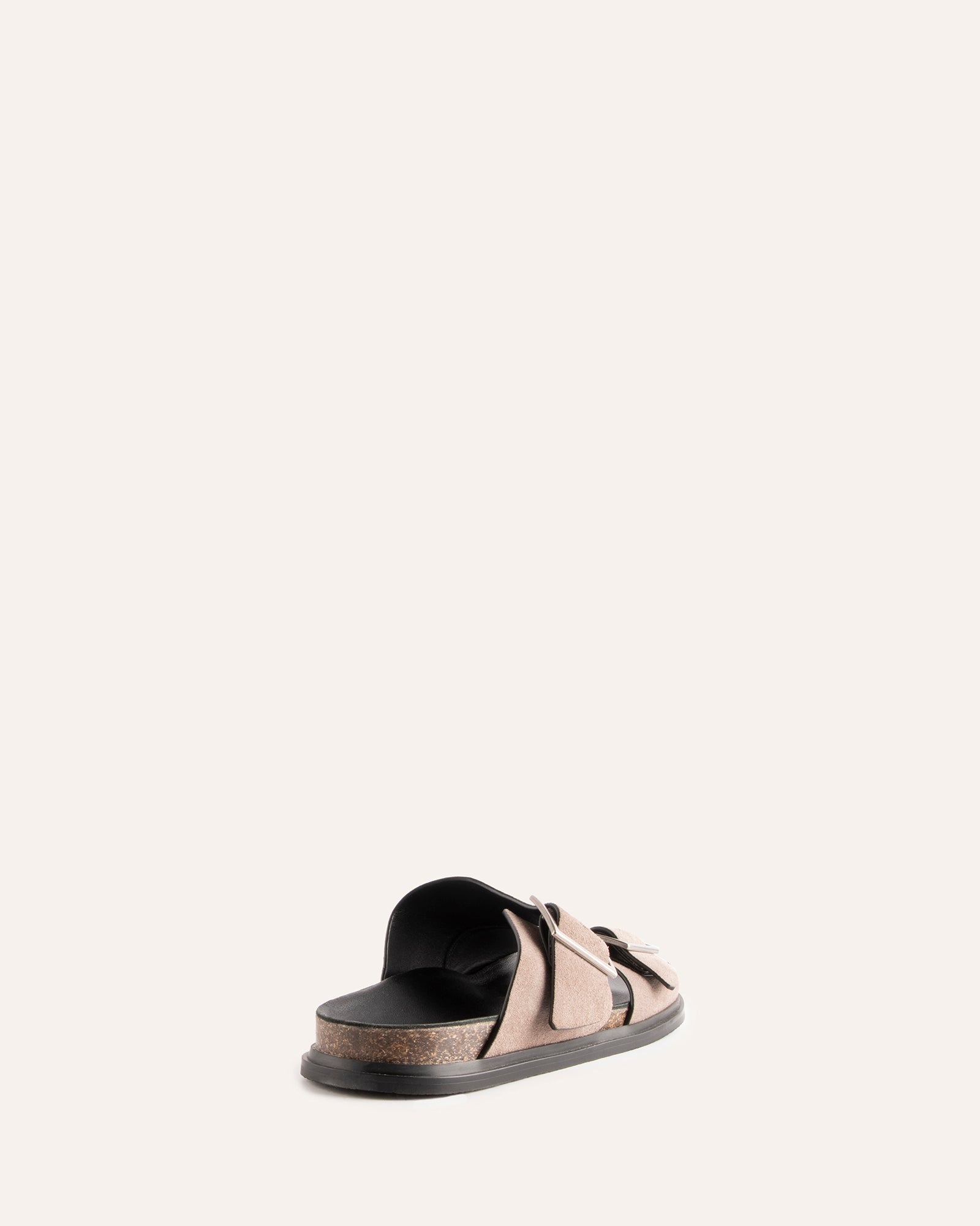 INEZ FLAT SANDALS TAUPE SUEDE image