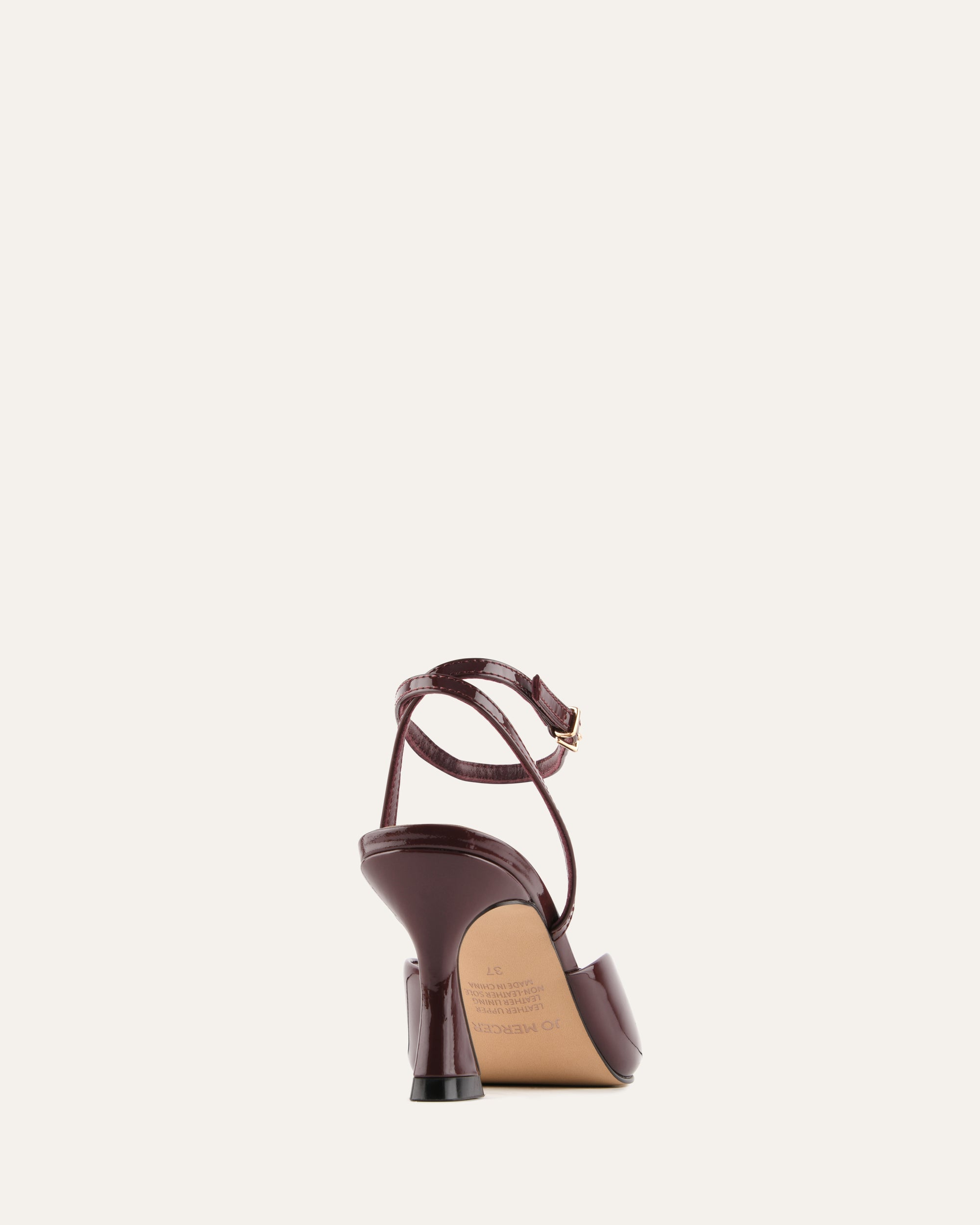 JACQULINE MID HEELS MERLOT PATENT image