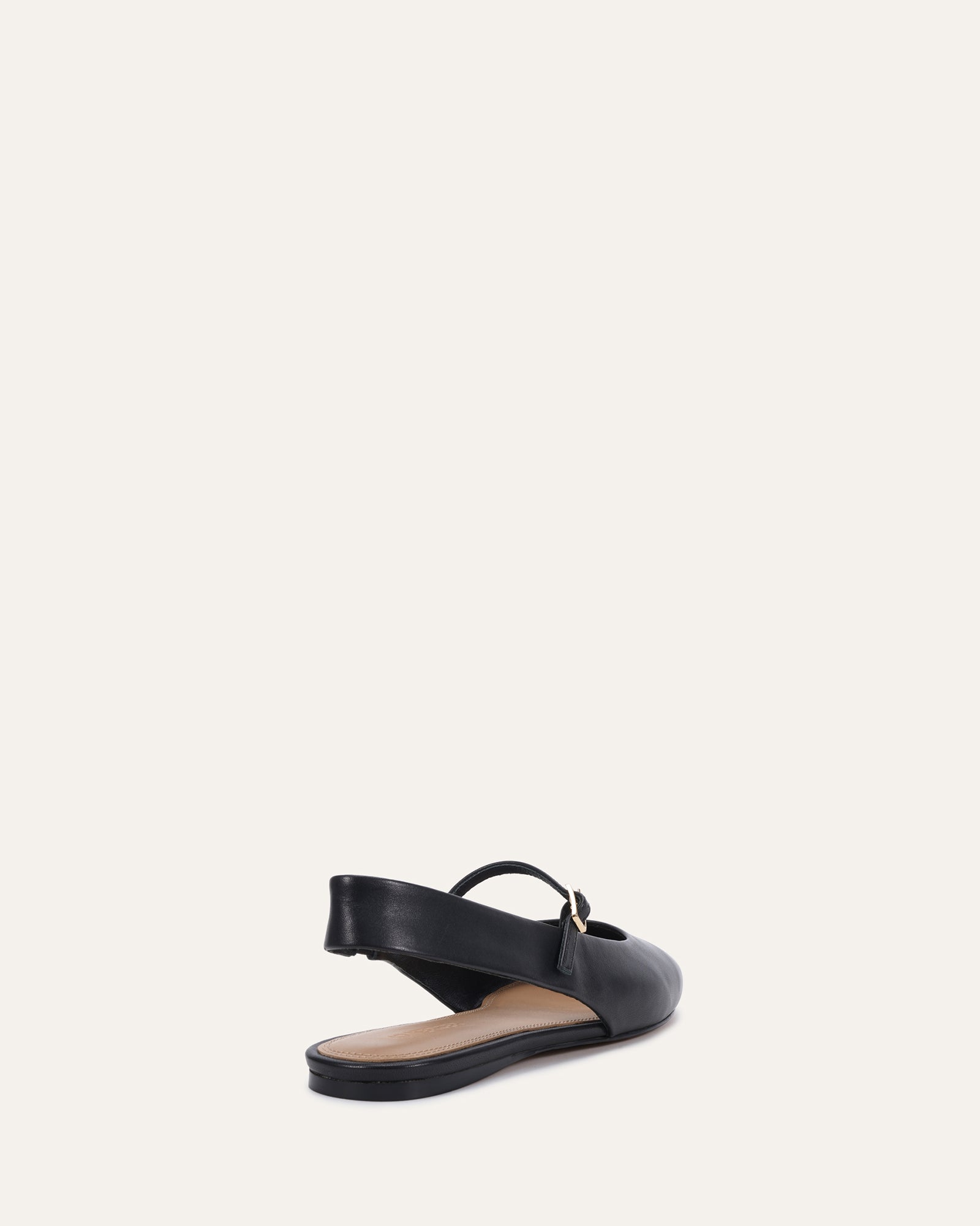 JADA CASUAL FLATS BLACK LEATHER image
