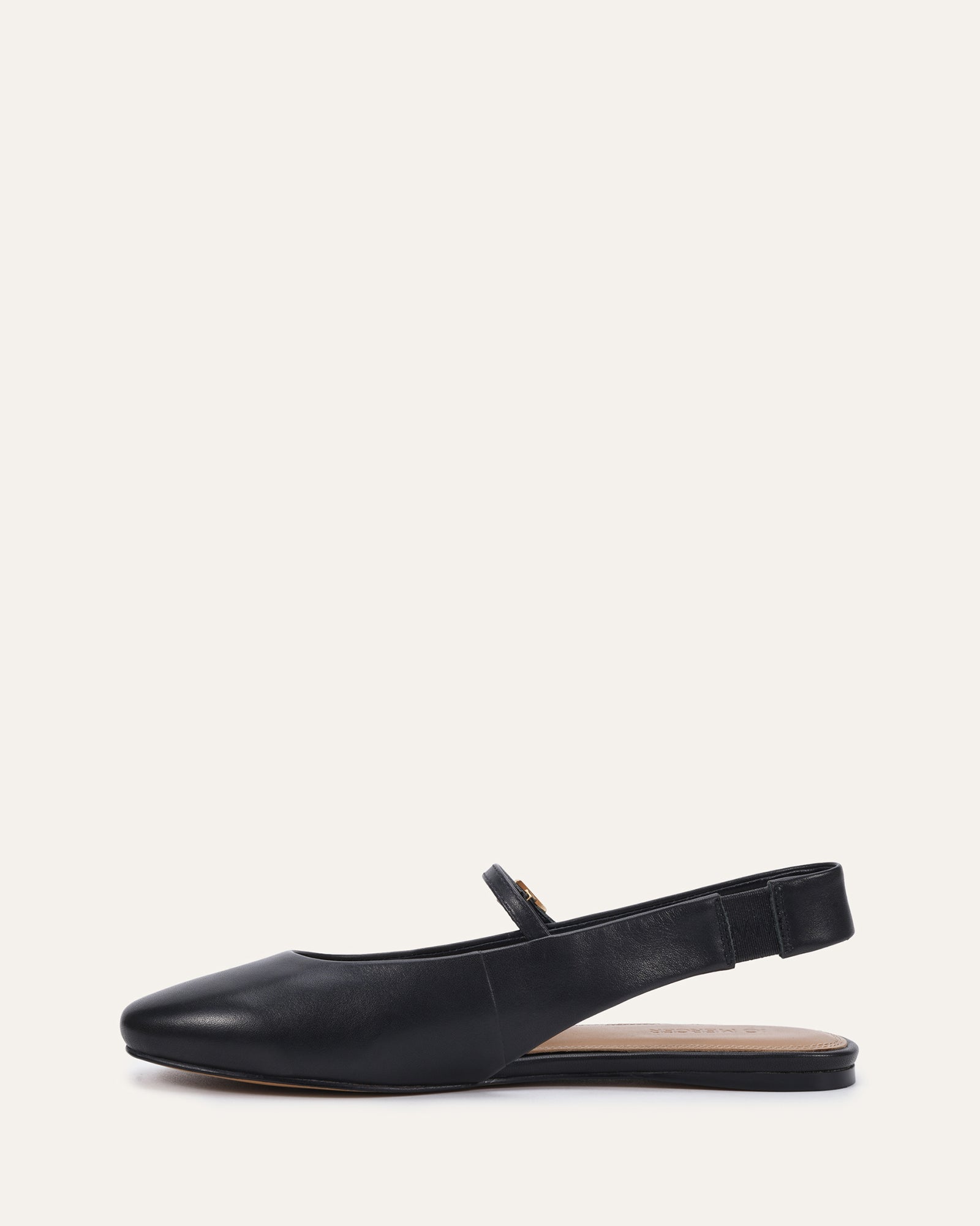 JADA CASUAL FLATS BLACK LEATHER image