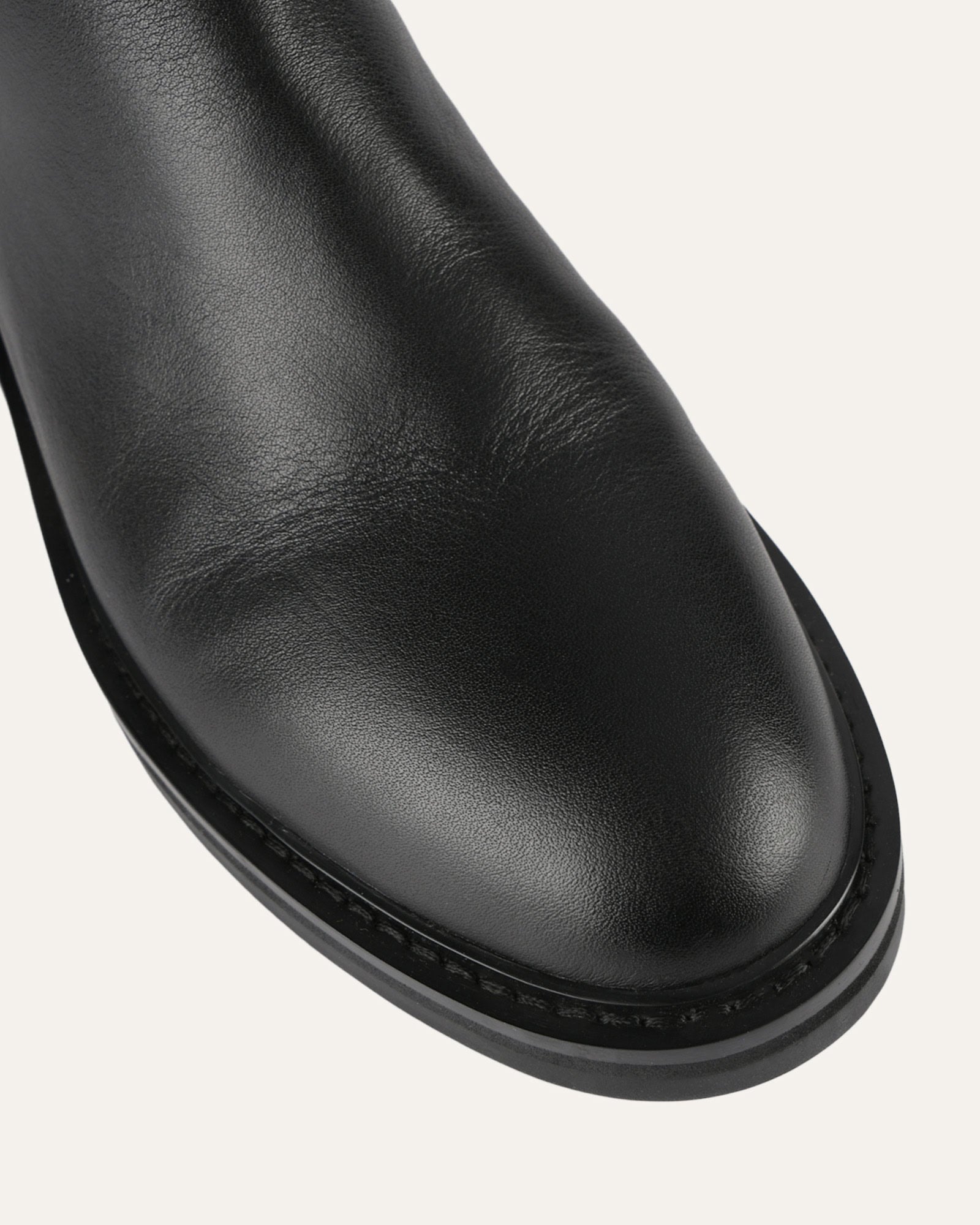 JAIDA KNEE BOOTS BLACK LEATHER image