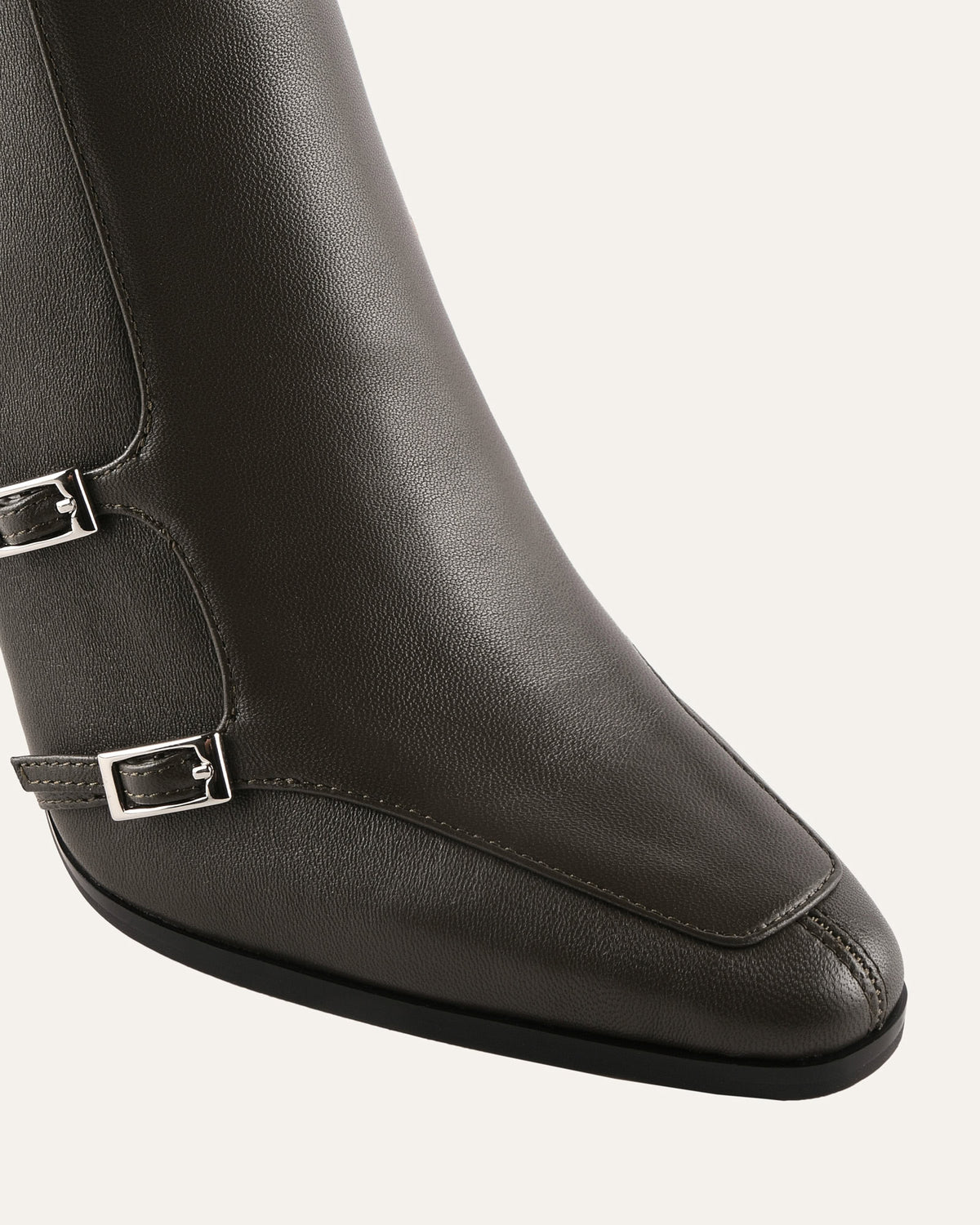 green ankle boot