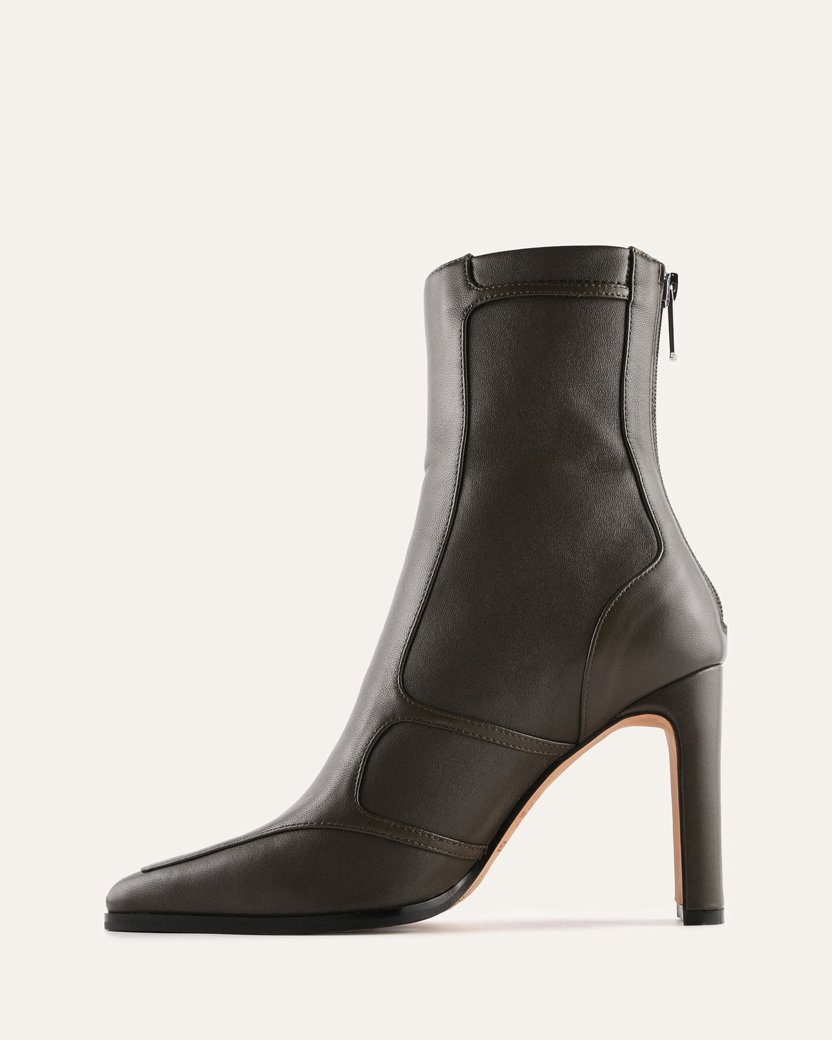 green ankle boot