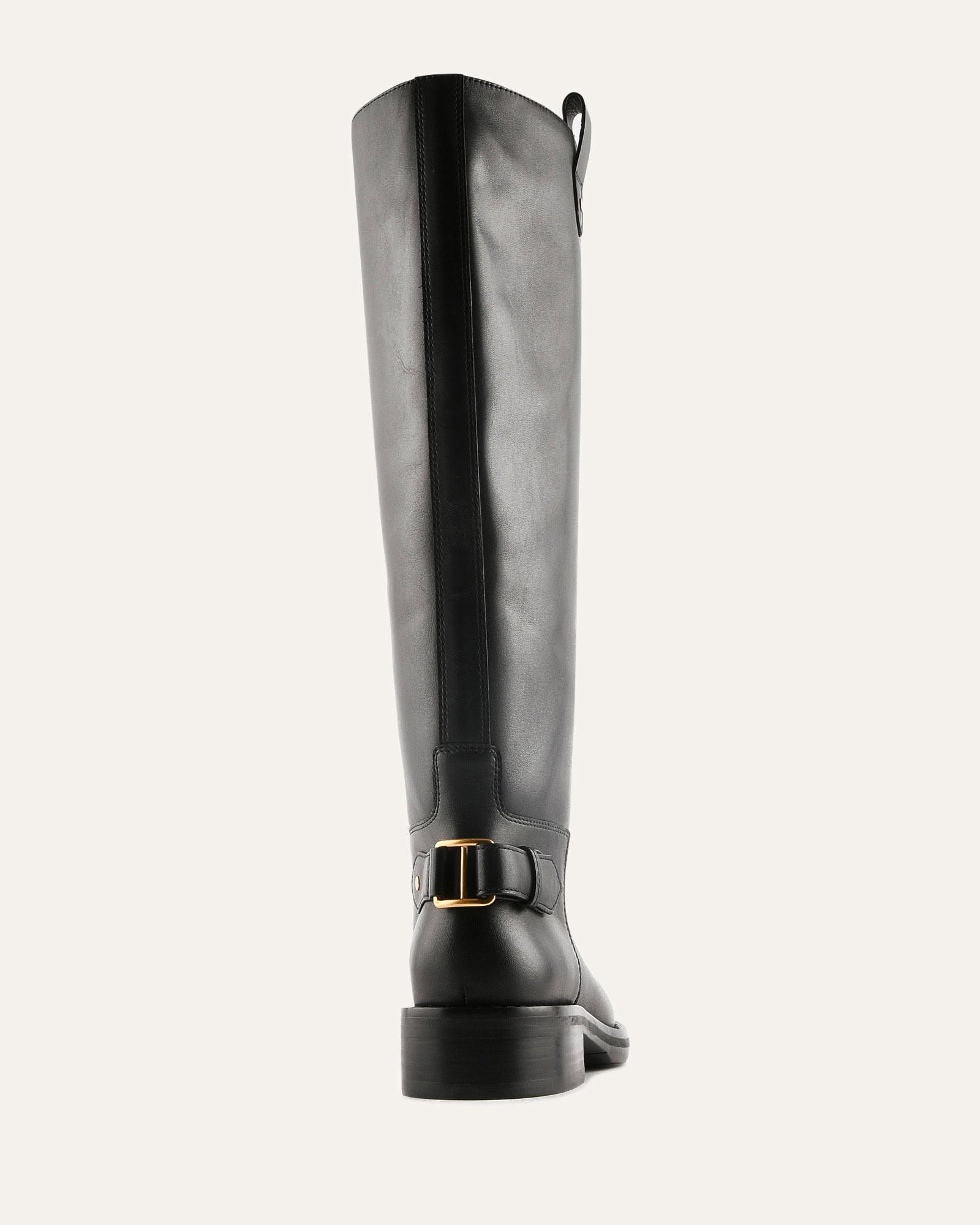 JENKINS KNEE BOOTS BLACK LEATHER image