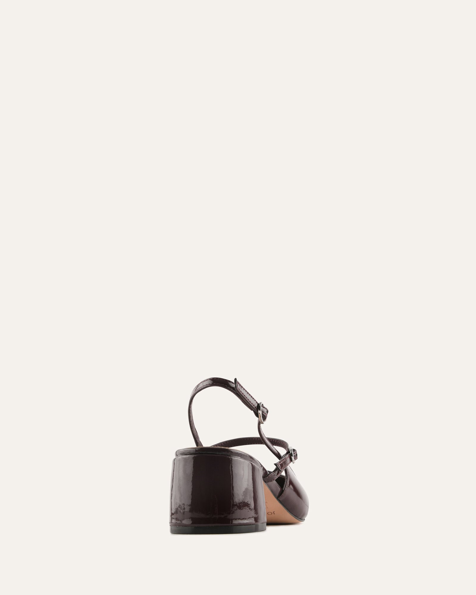 JENNA LOW HEELS MERLOT PATENT image