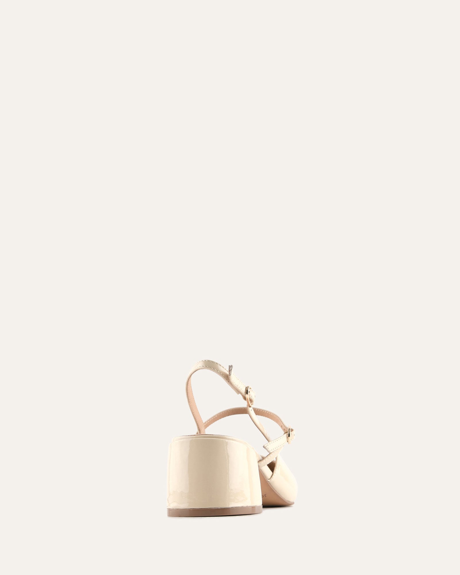 JENNA LOW HEELS SAND PATENT image