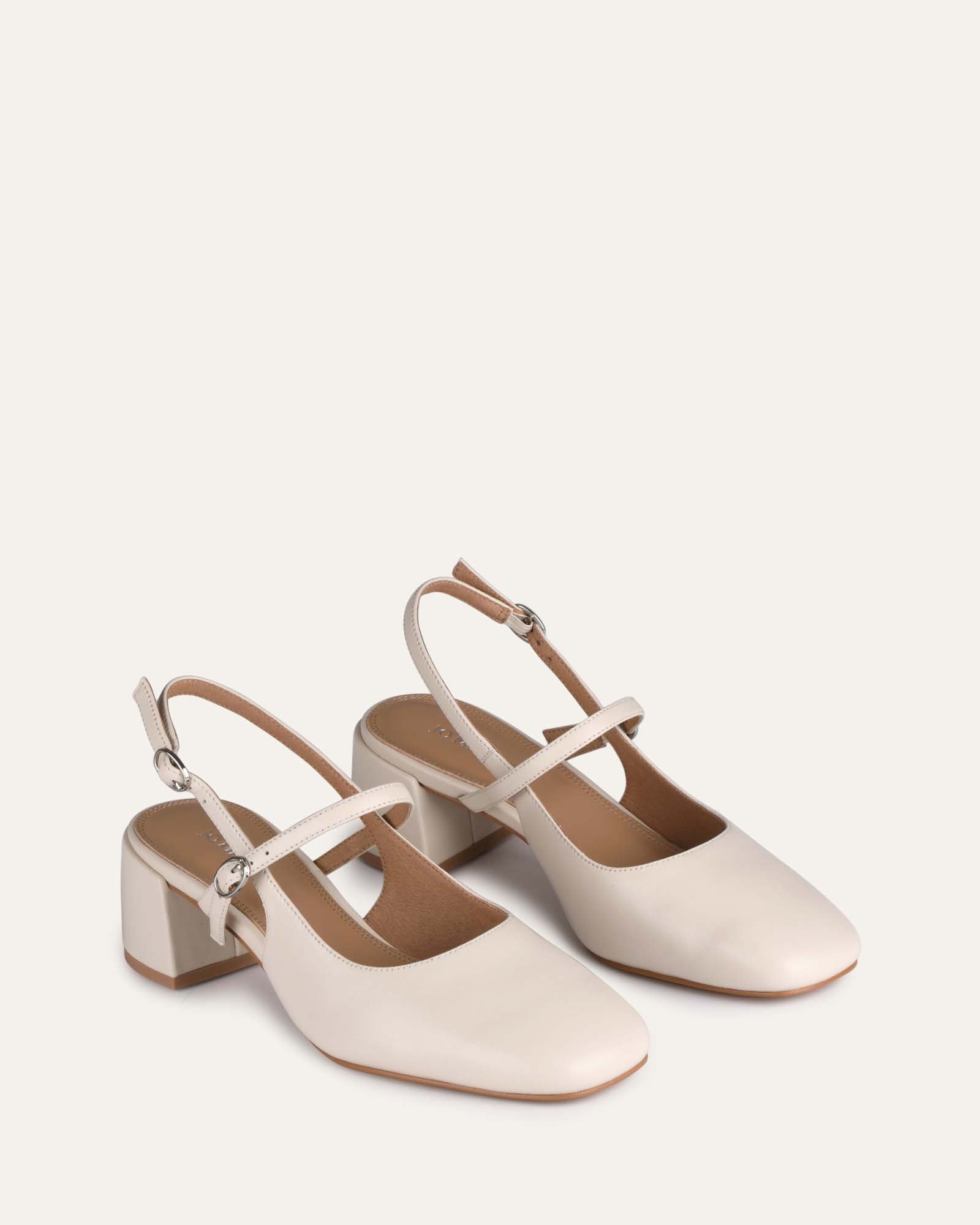 Off white mary jane heels Clearance