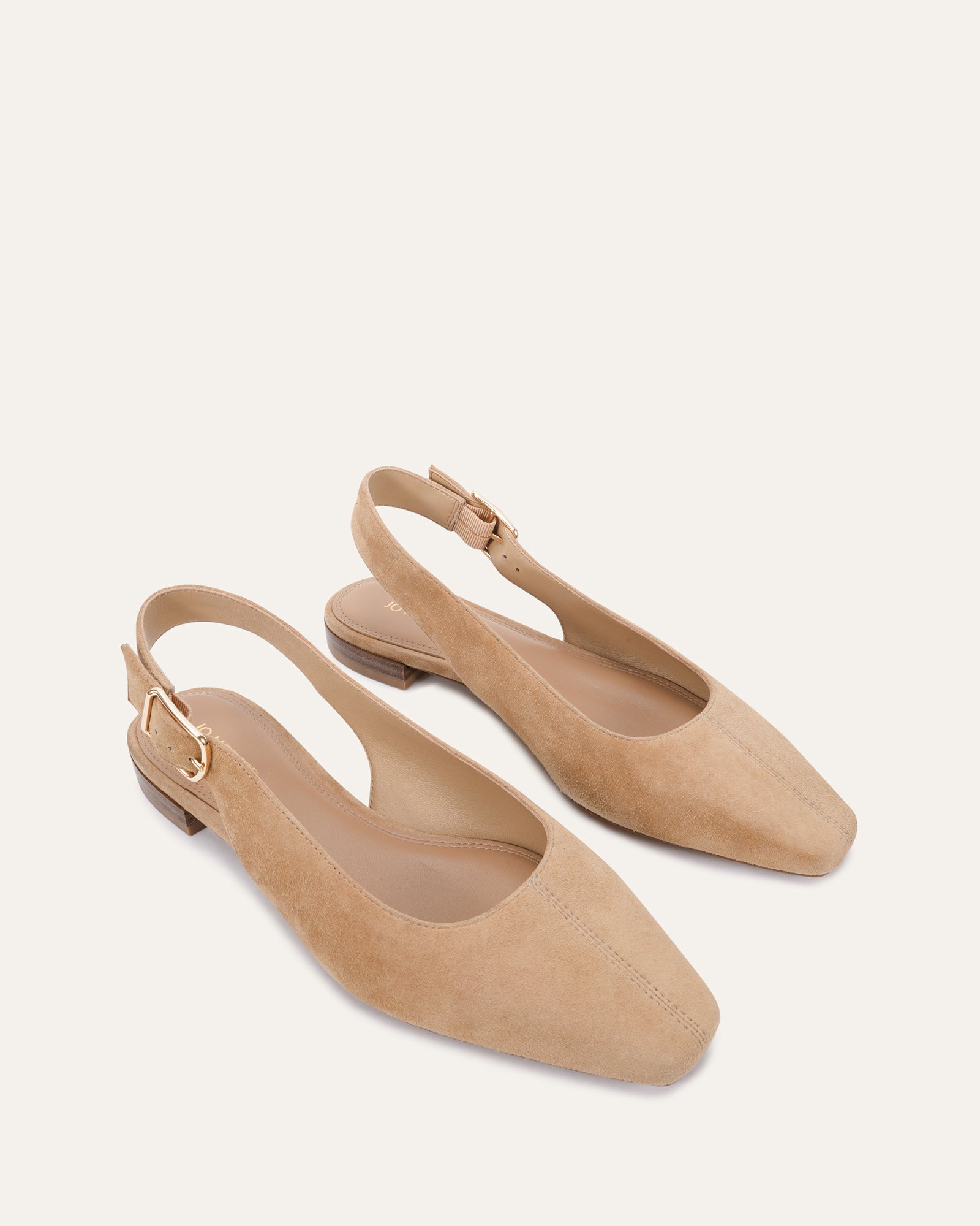 JENNIE DRESS FLATS CAMEL SUEDE image