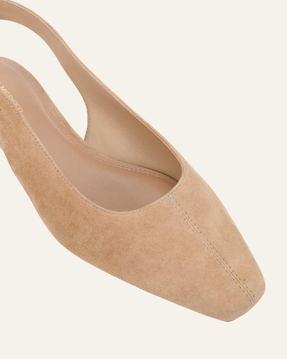 JENNIE DRESS FLATS CAMEL SUEDE