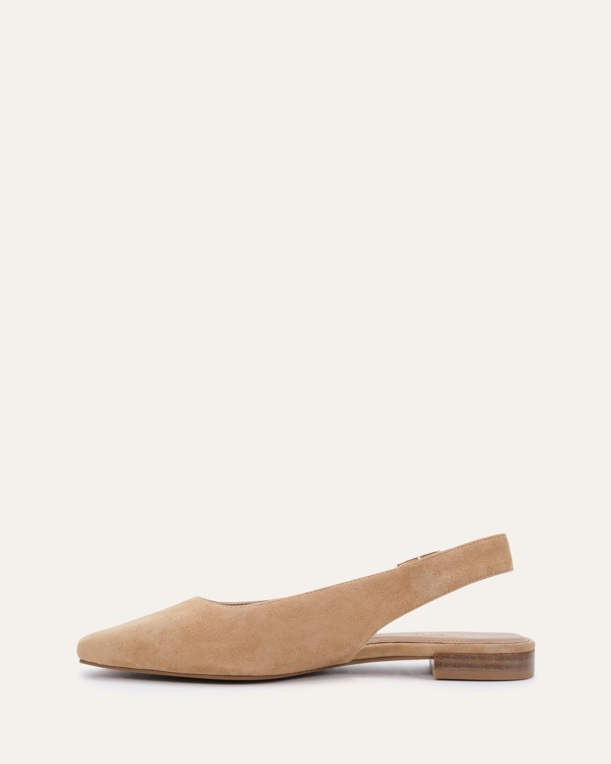 JENNIE DRESS FLATS CAMEL SUEDE