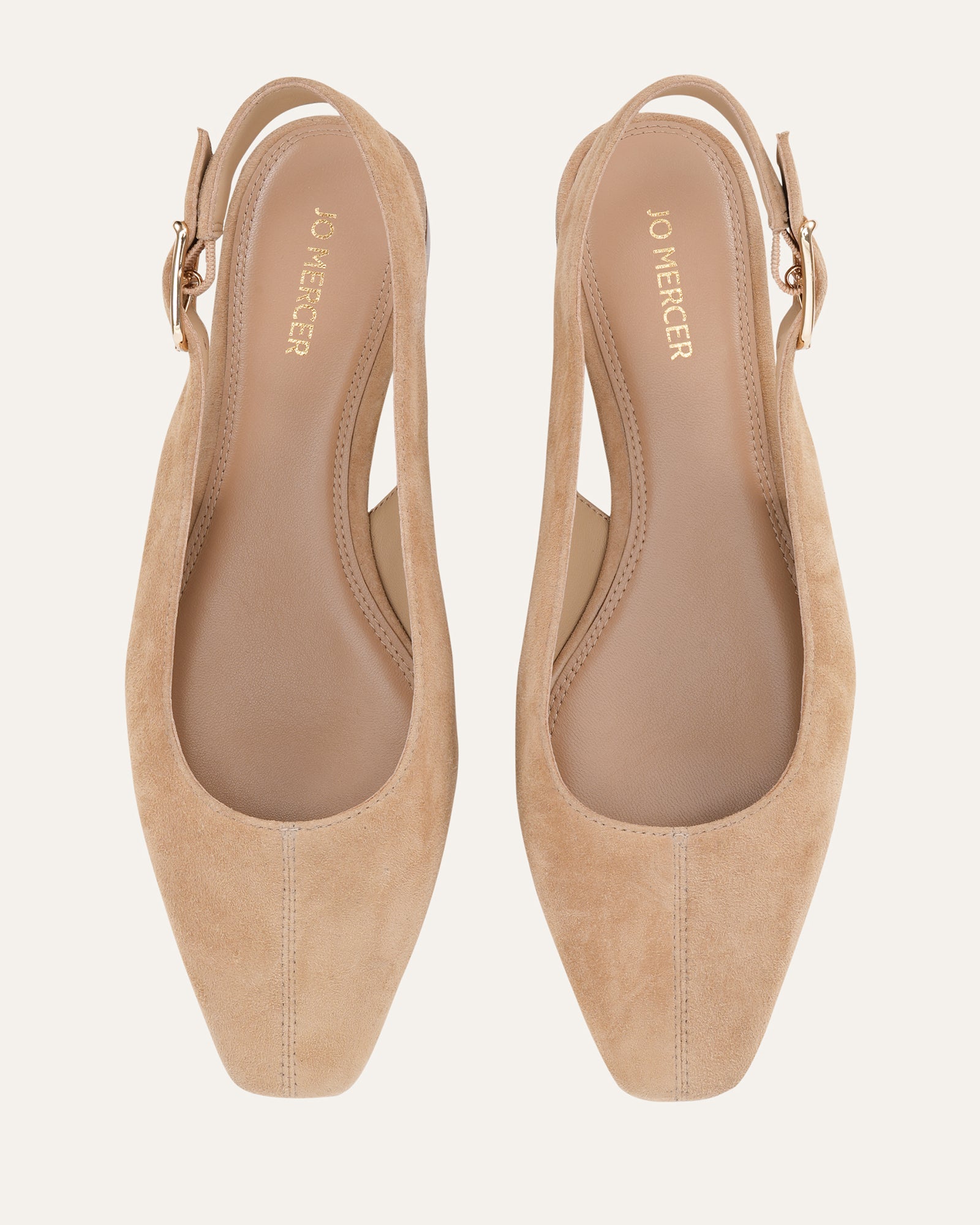 JENNIE DRESS FLATS CAMEL SUEDE image