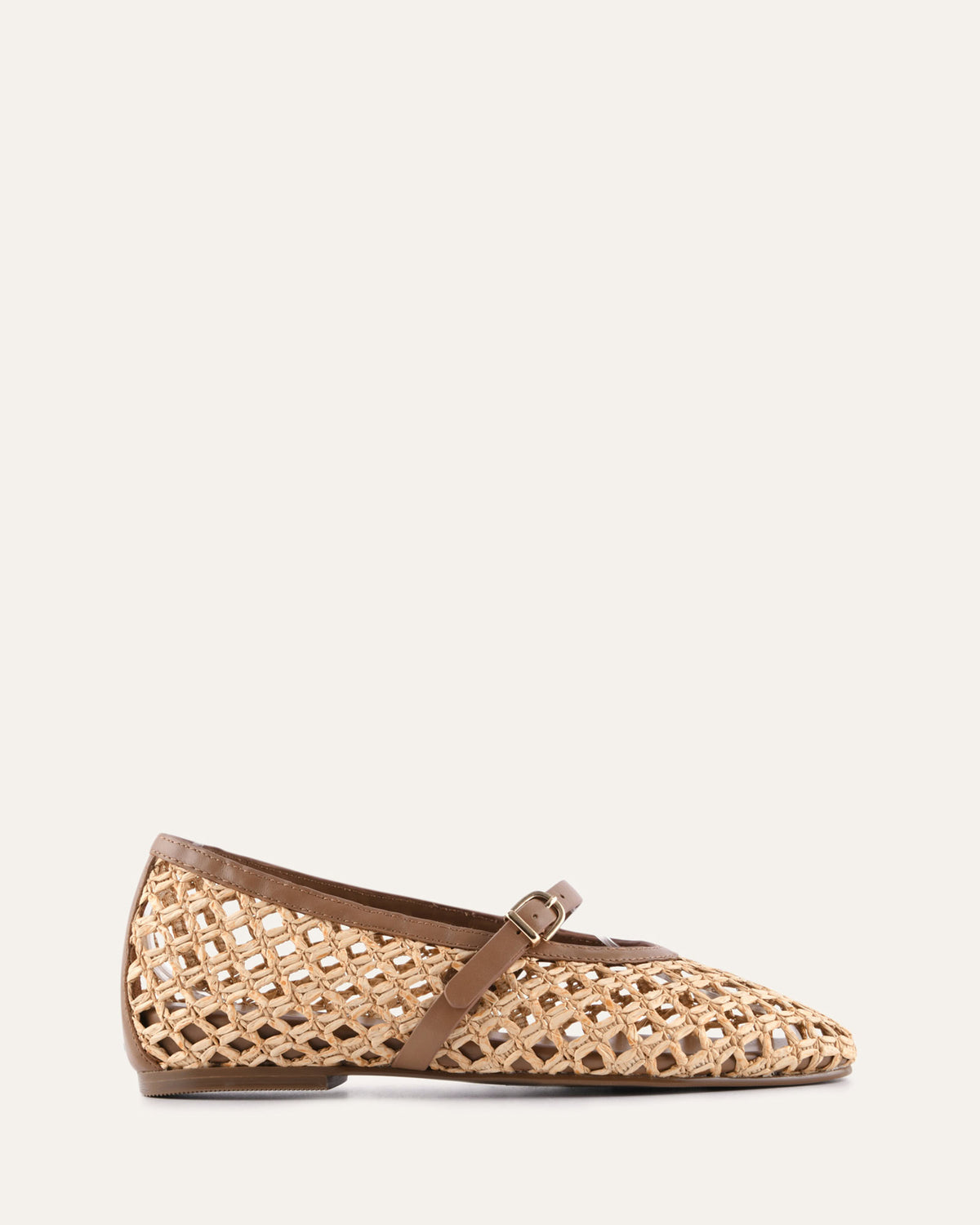 JOVA BALLET FLATS NATURAL RAFFIA