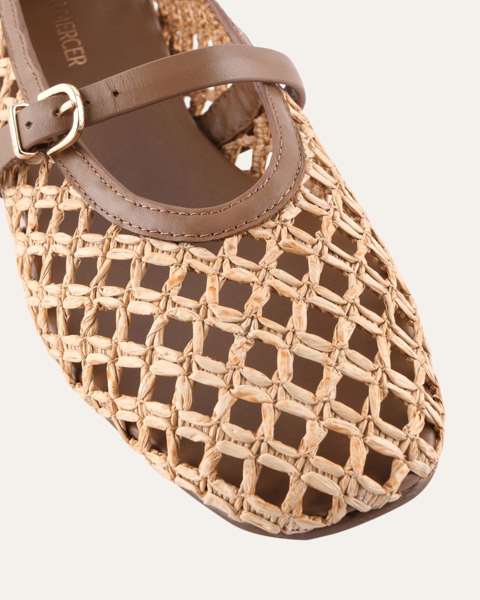 JOVA BALLET FLATS NATURAL RAFFIA image