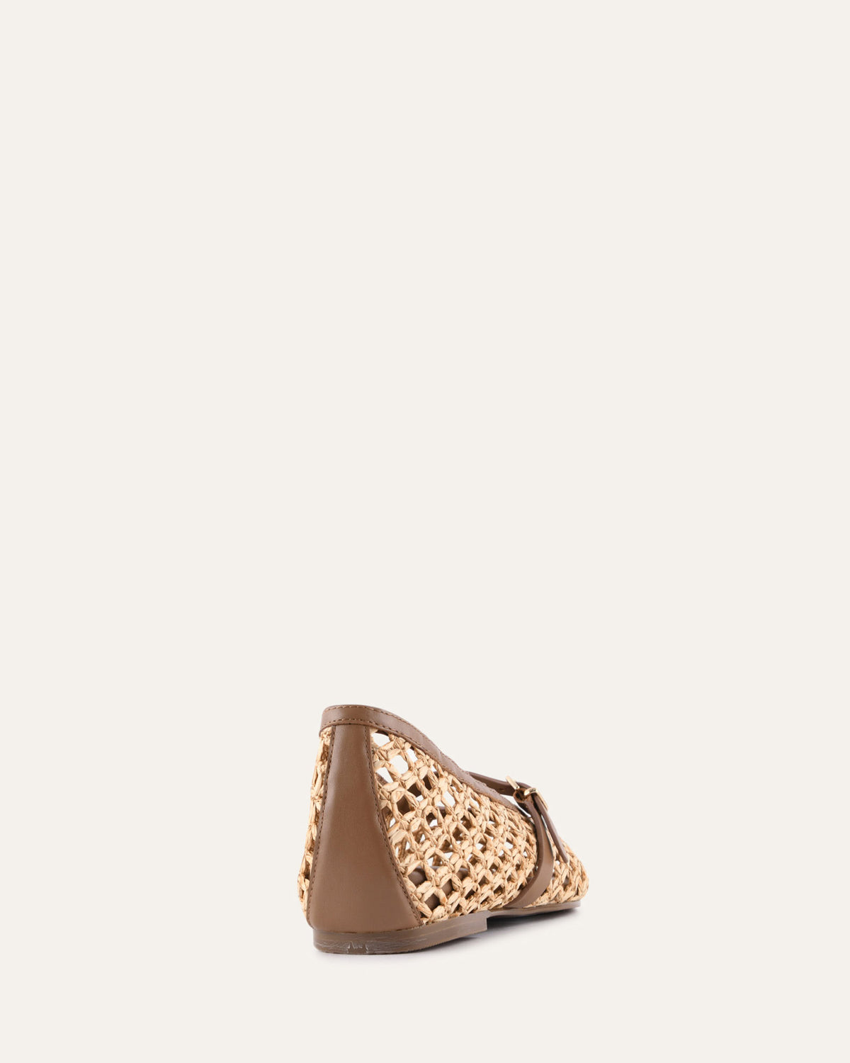 JOVA BALLET FLATS NATURAL RAFFIA
