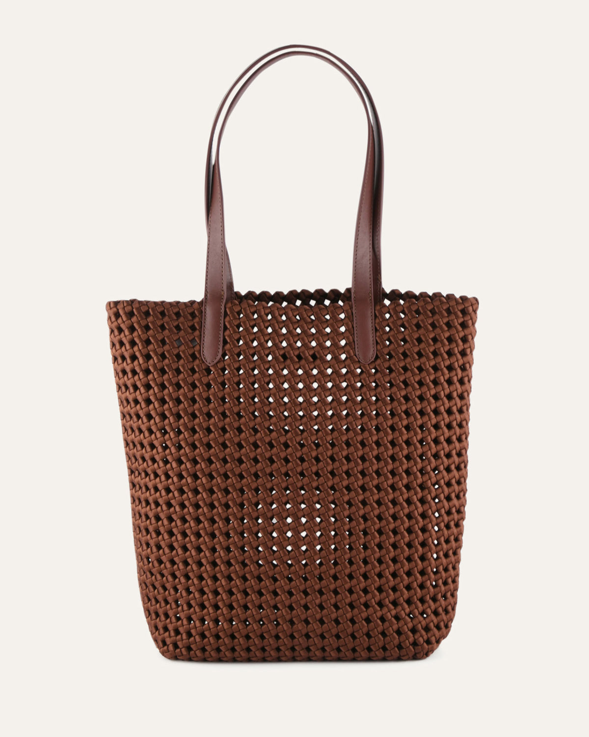 JUPITER TOTE BAG CHOCOLATE SATIN