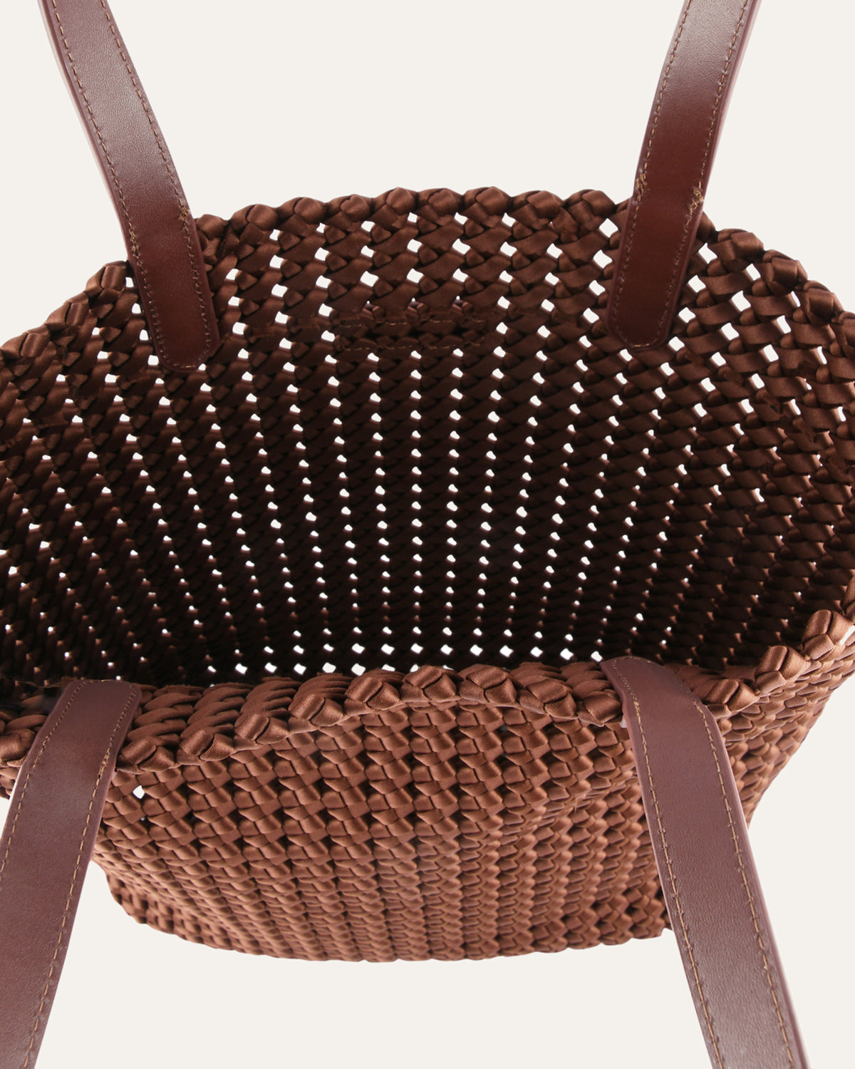 JUPITER TOTE BAG CHOCOLATE SATIN