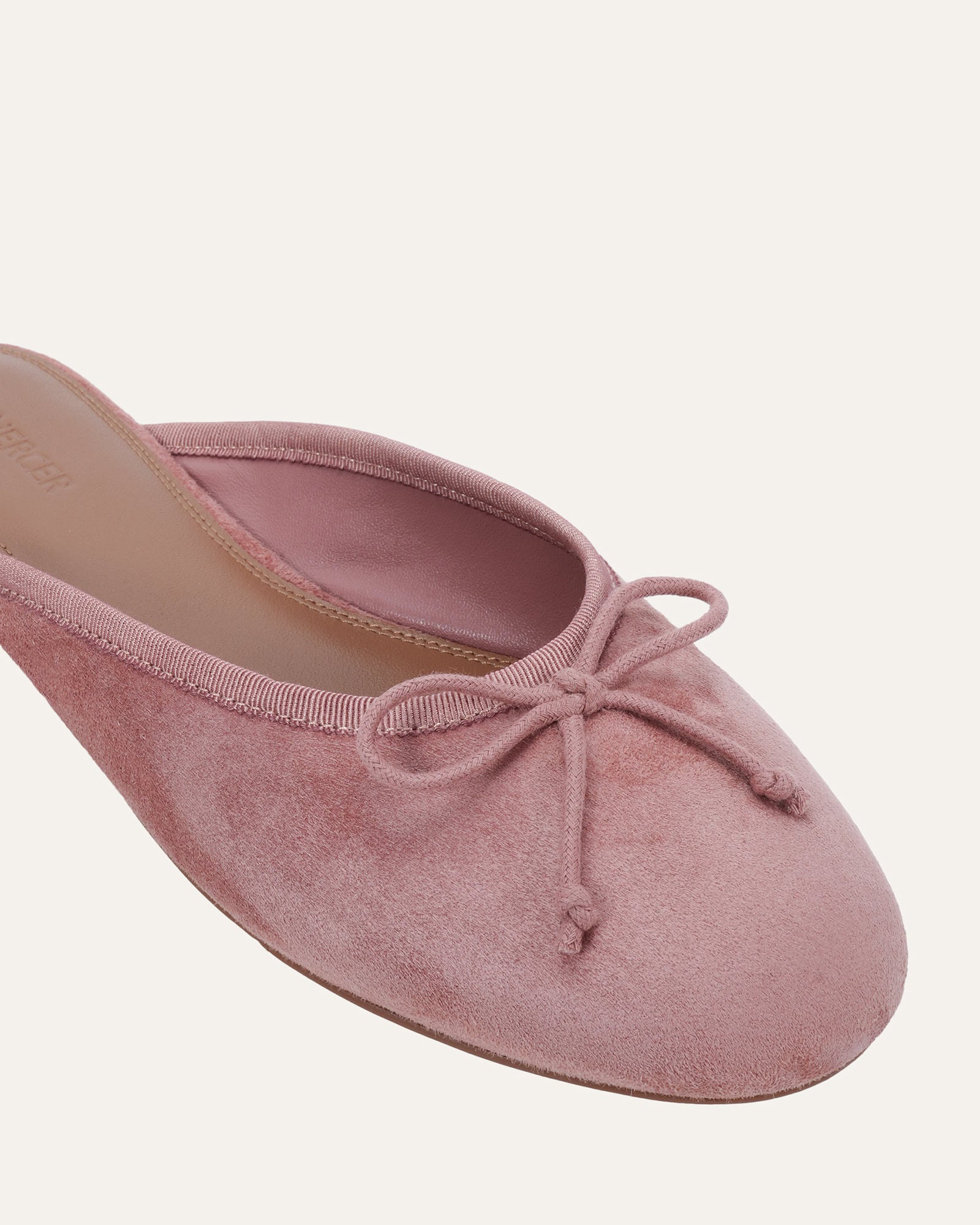 KELSEY CASUAL FLATS MULE ROSE SUEDE image