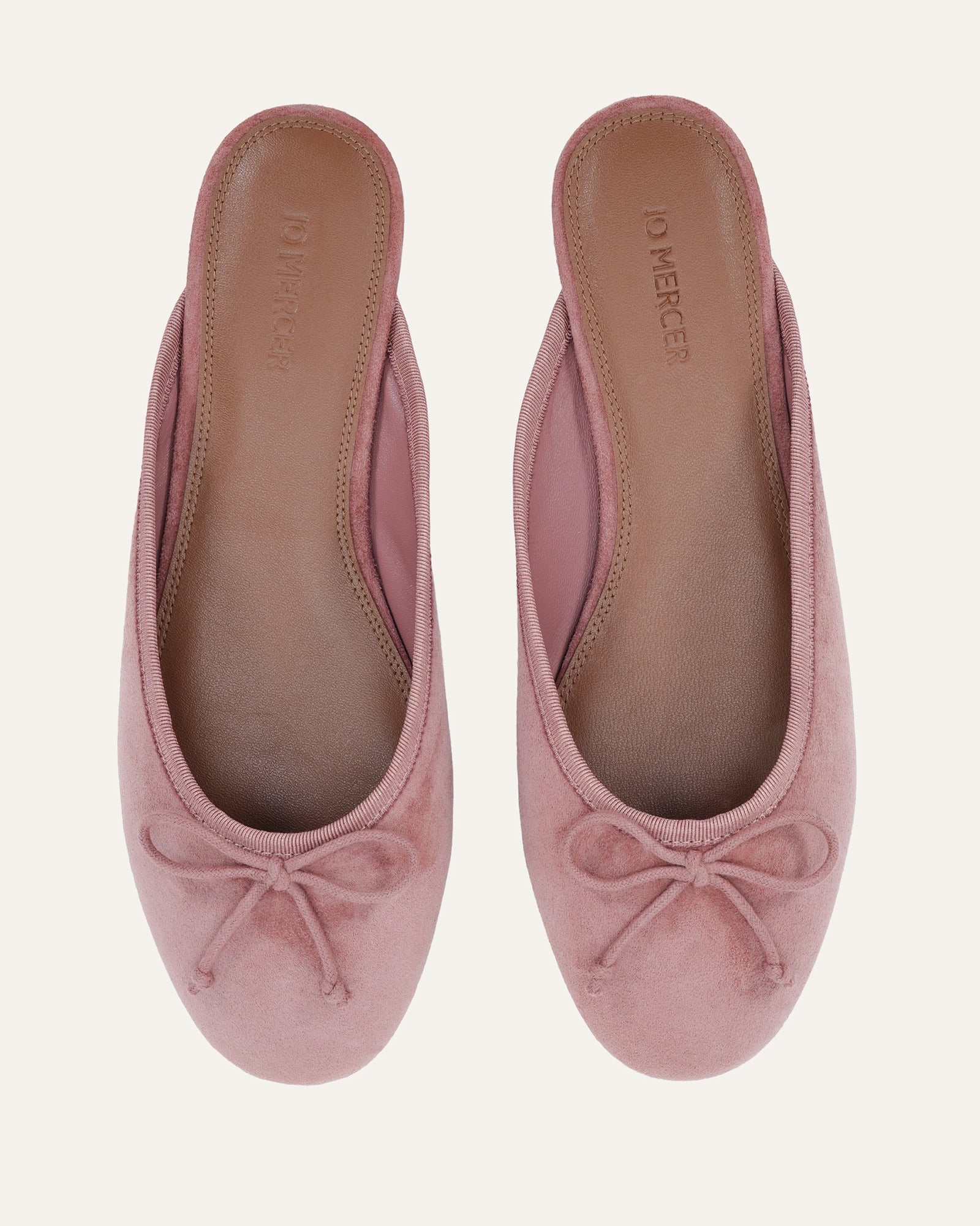 KELSEY CASUAL FLATS MULE ROSE SUEDE image