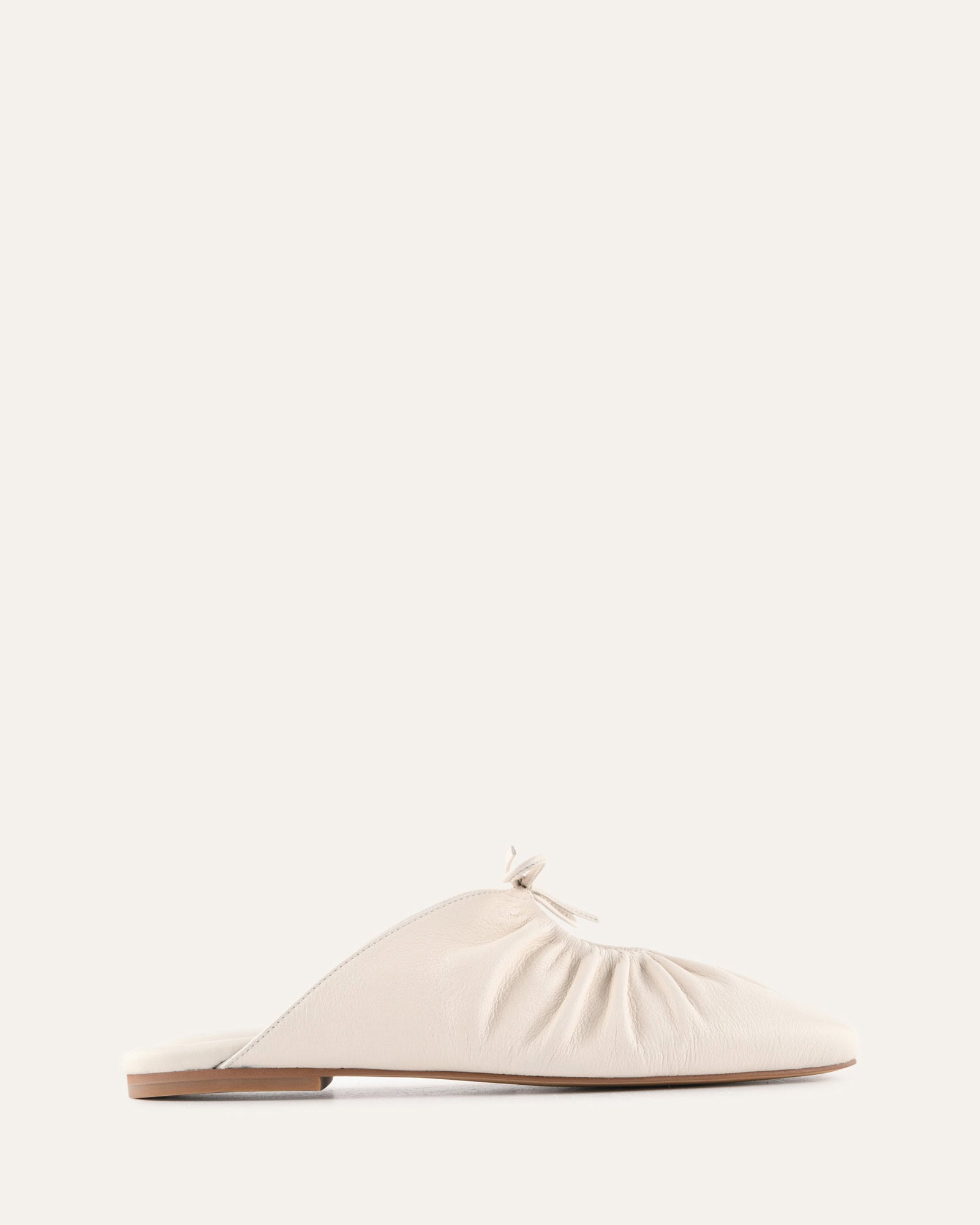 KEVA CASUAL FLATS OFF WHITE LEATHER image