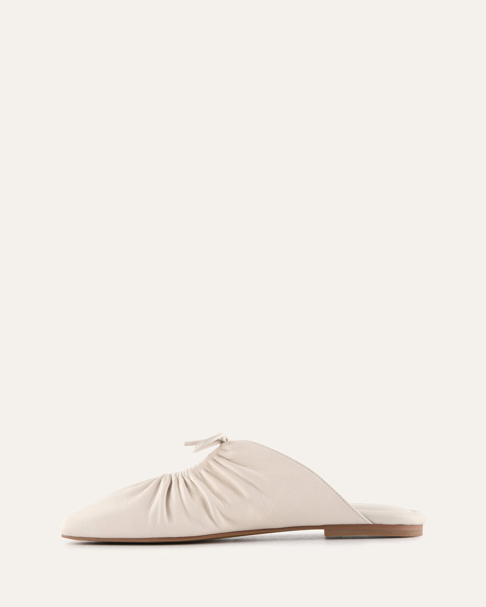 KEVA CASUAL FLATS OFF WHITE LEATHER image