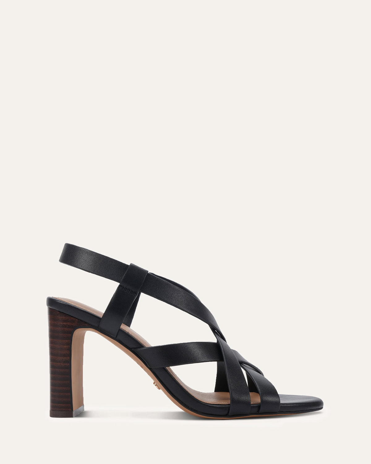 KHAI HIGH SANDALS BLACK LEATHER