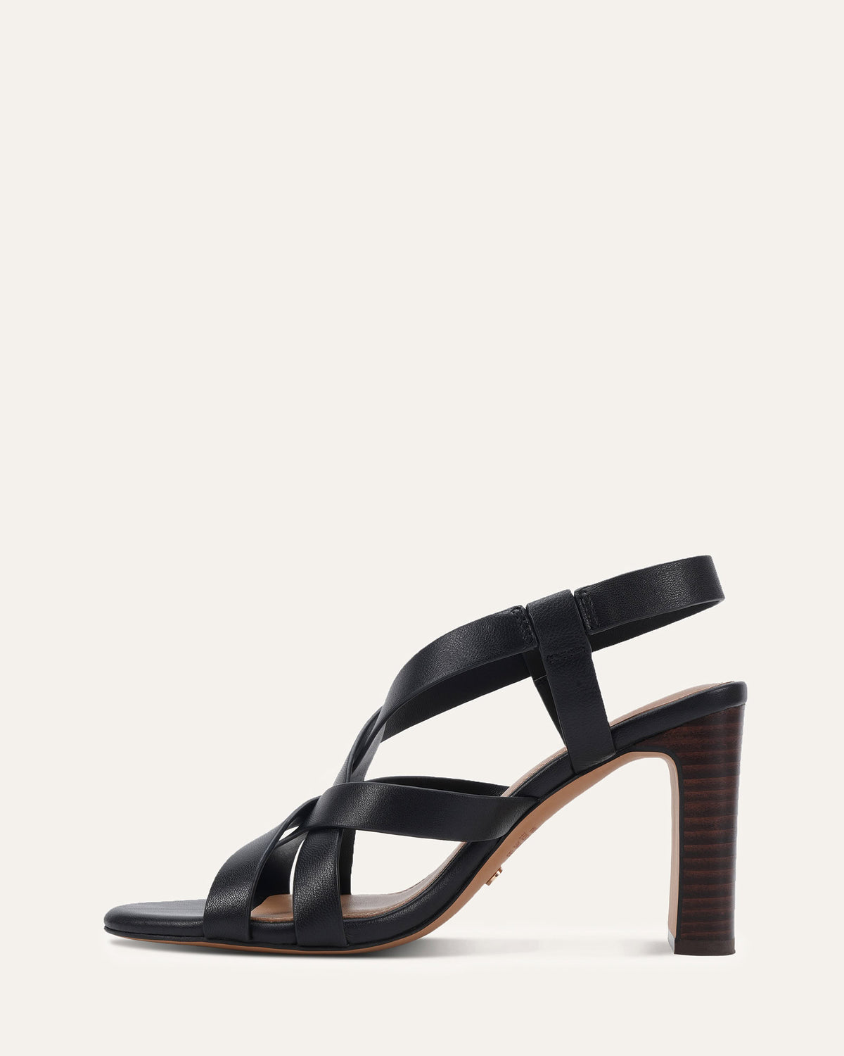 KHAI HIGH SANDALS BLACK LEATHER