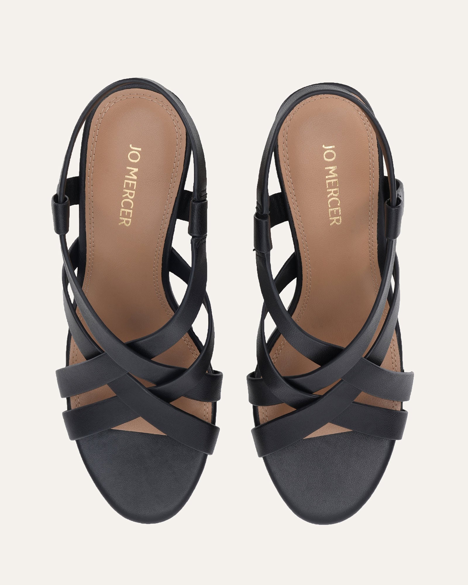 KHAI HIGH SANDALS BLACK LEATHER image