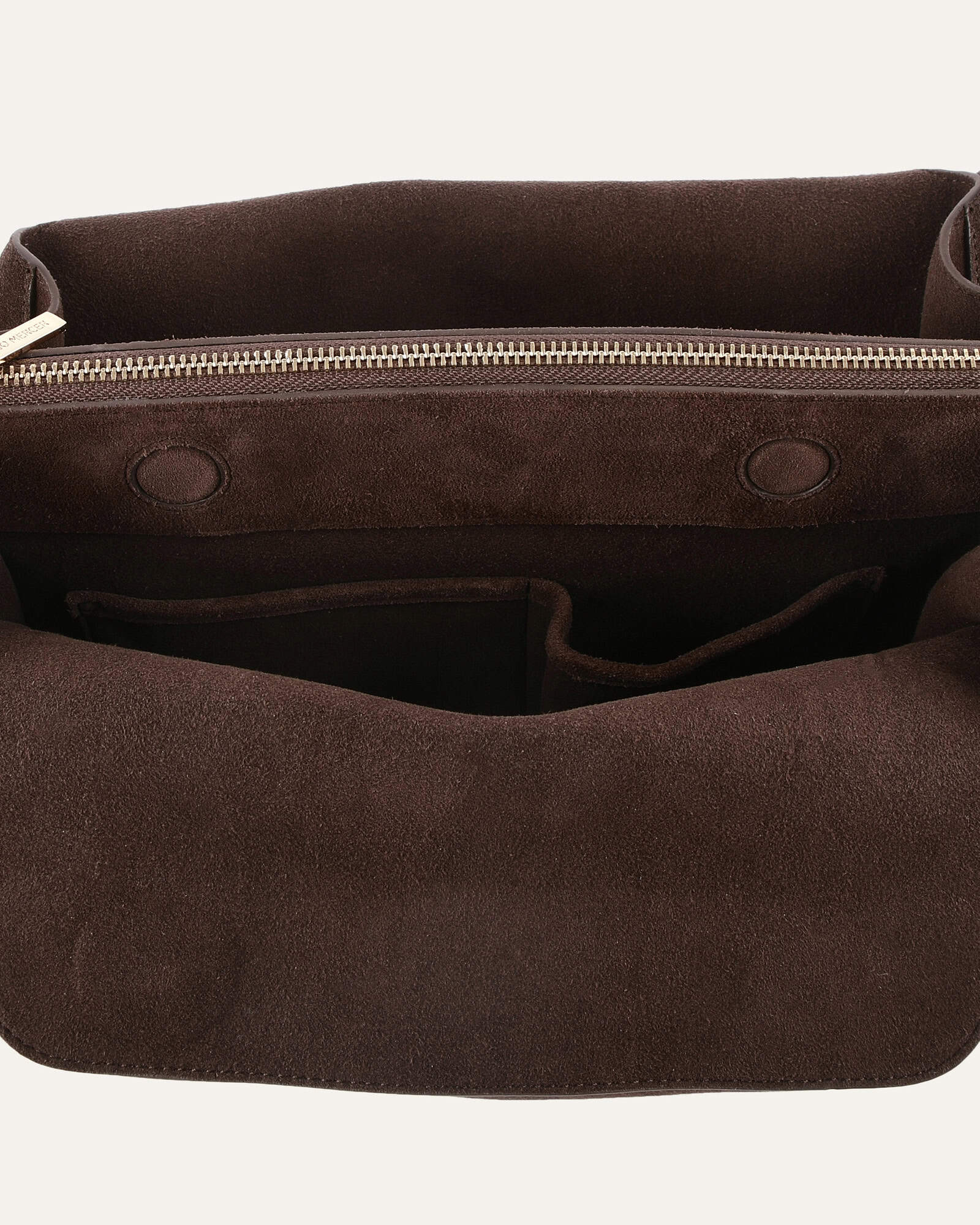 KORA TOTE BAG BITTER CHOC SUEDE image