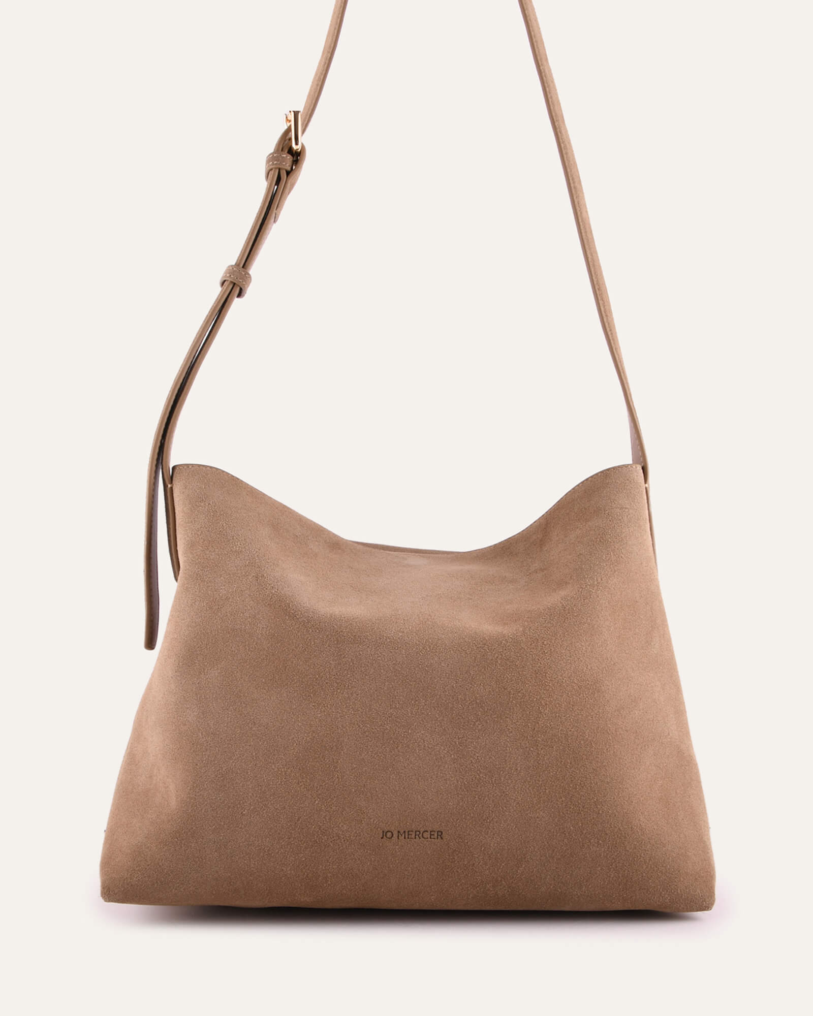 LANDRY CROSSBODY BAG LATTE SUEDE image