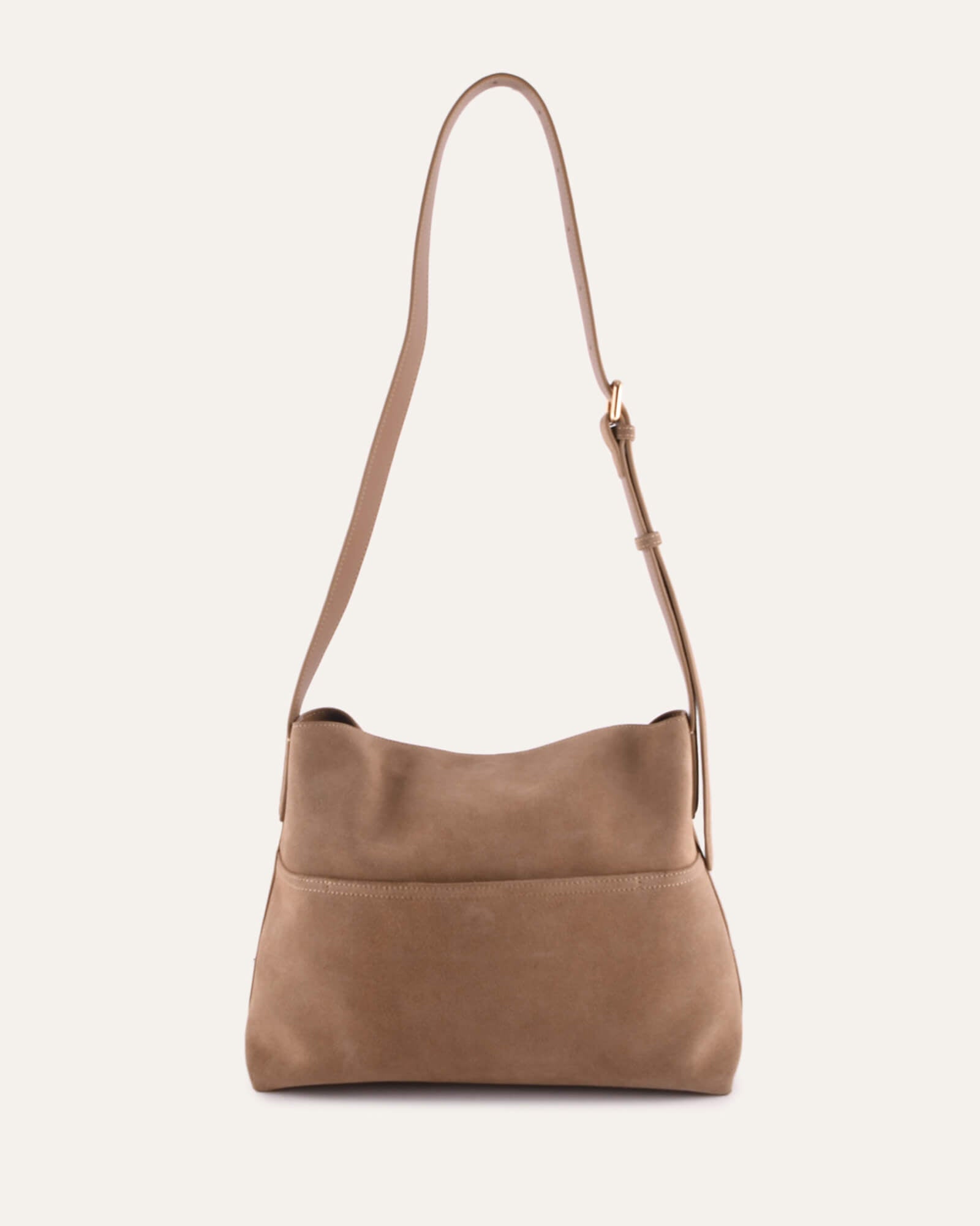 LANDRY CROSSBODY BAG LATTE SUEDE image