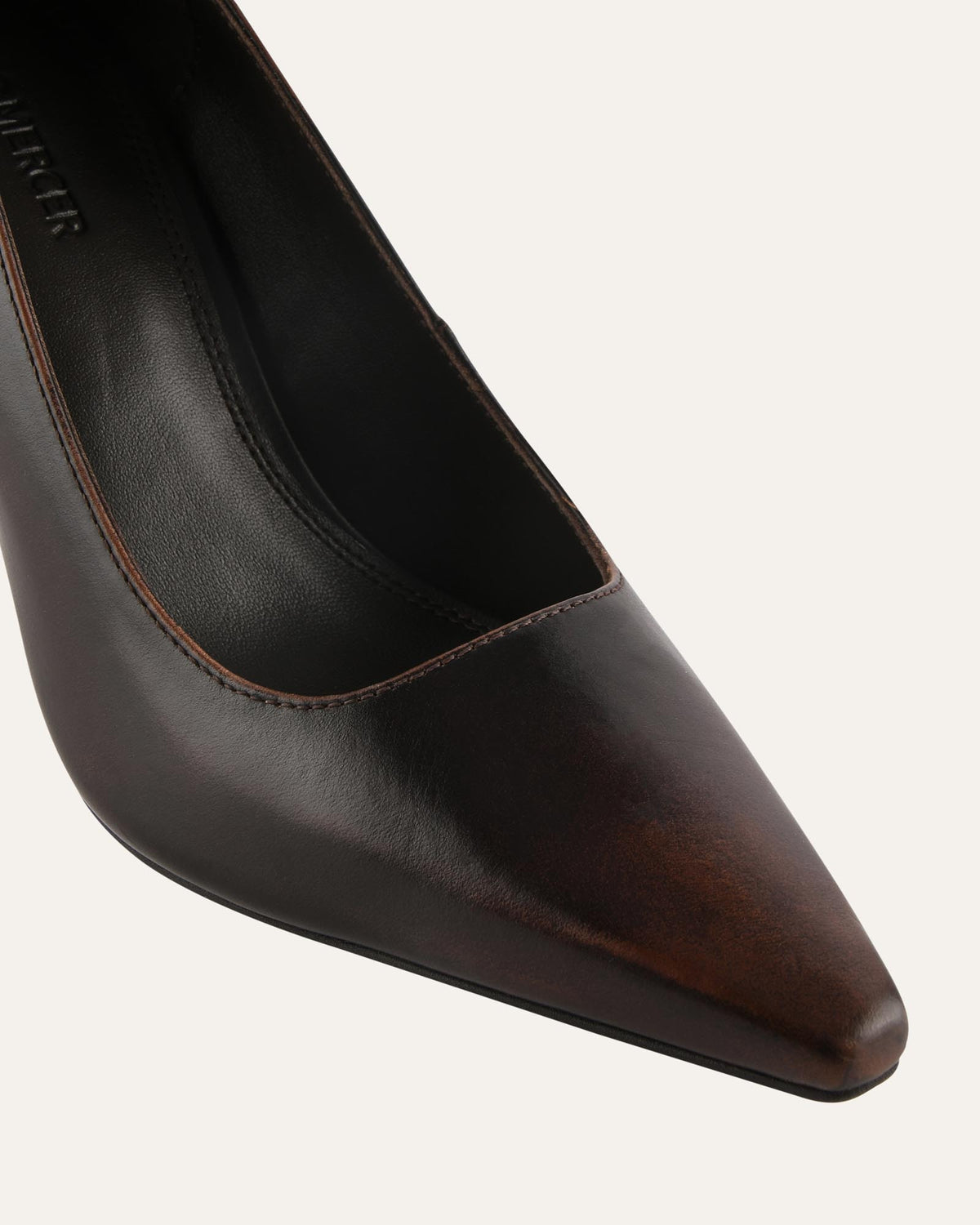 LAWSEN HIGH HEELS CHOCOLATE LEATHER